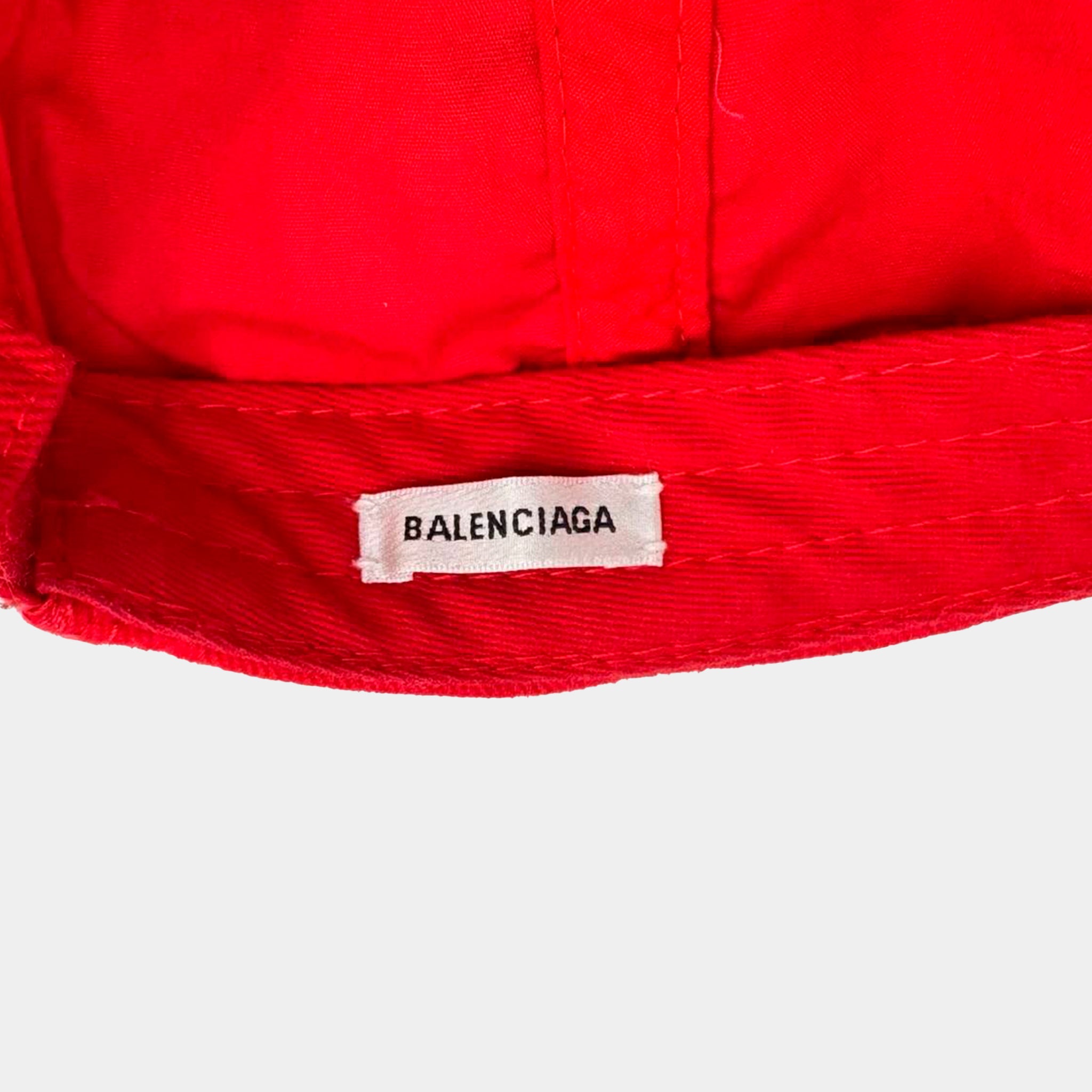 Balenciaga 2018 Demna Gothic Logo Baseball Cap
