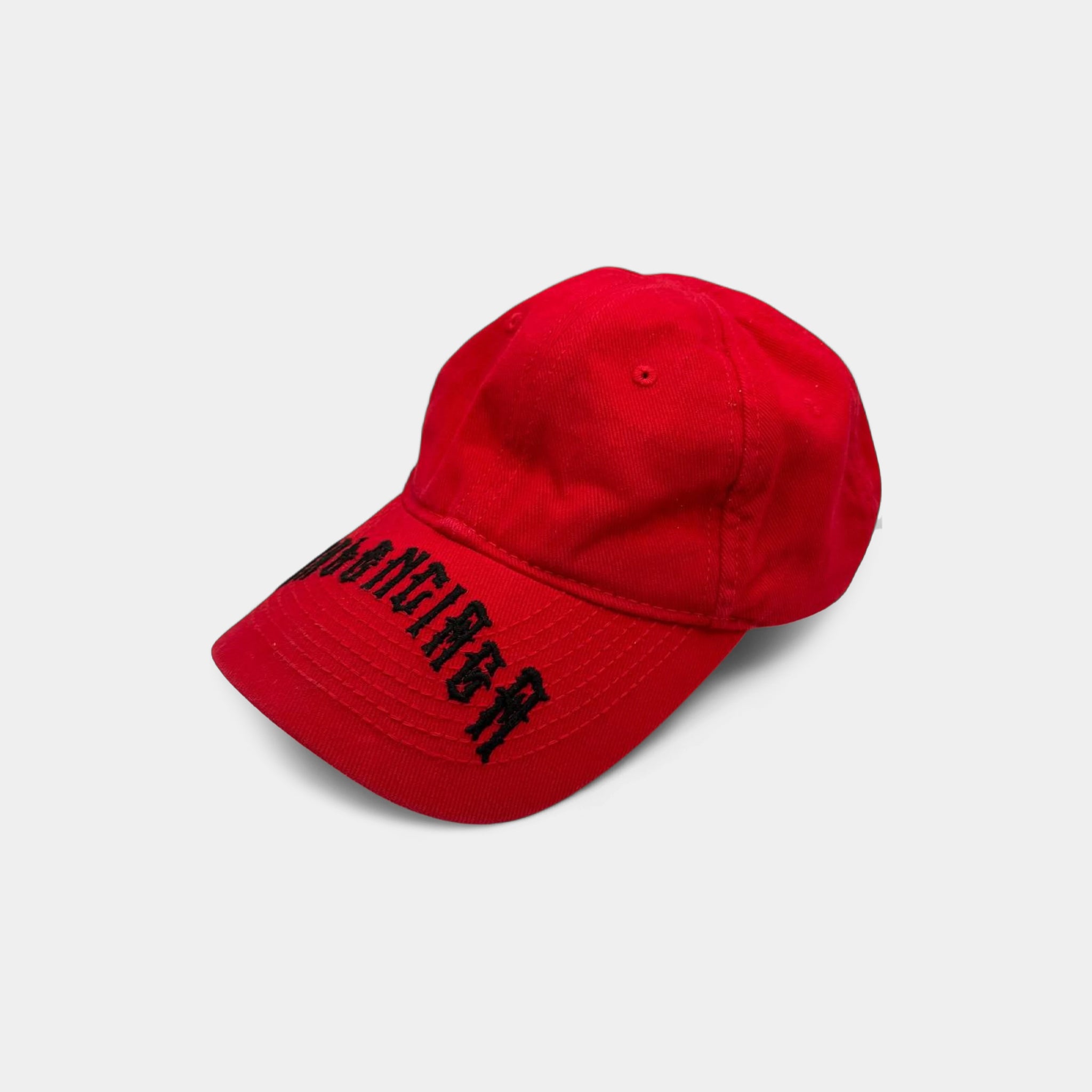 Balenciaga 2018 Demna Gothic Logo Baseball Cap