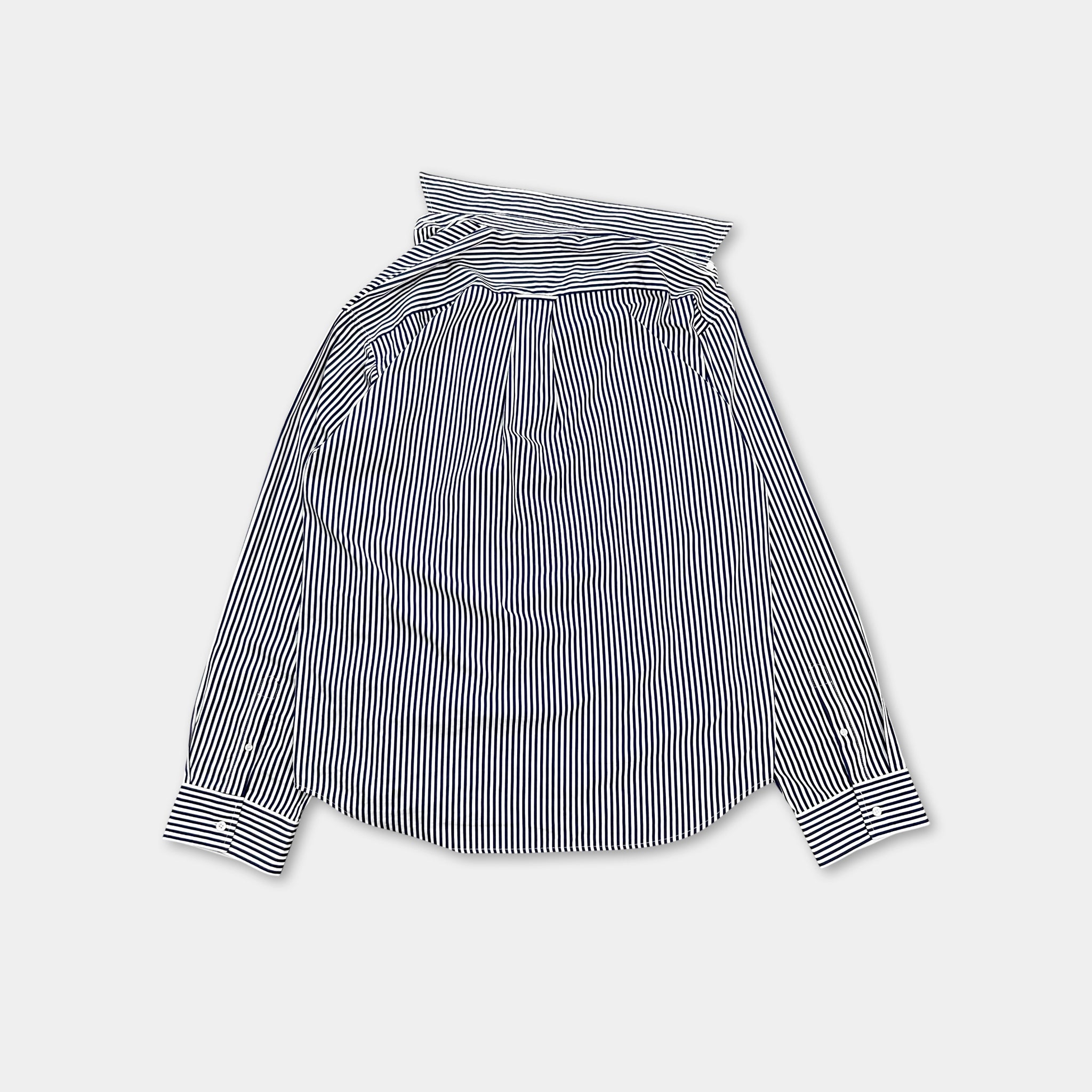 Balenciaga Asymmetric Striped Shirt