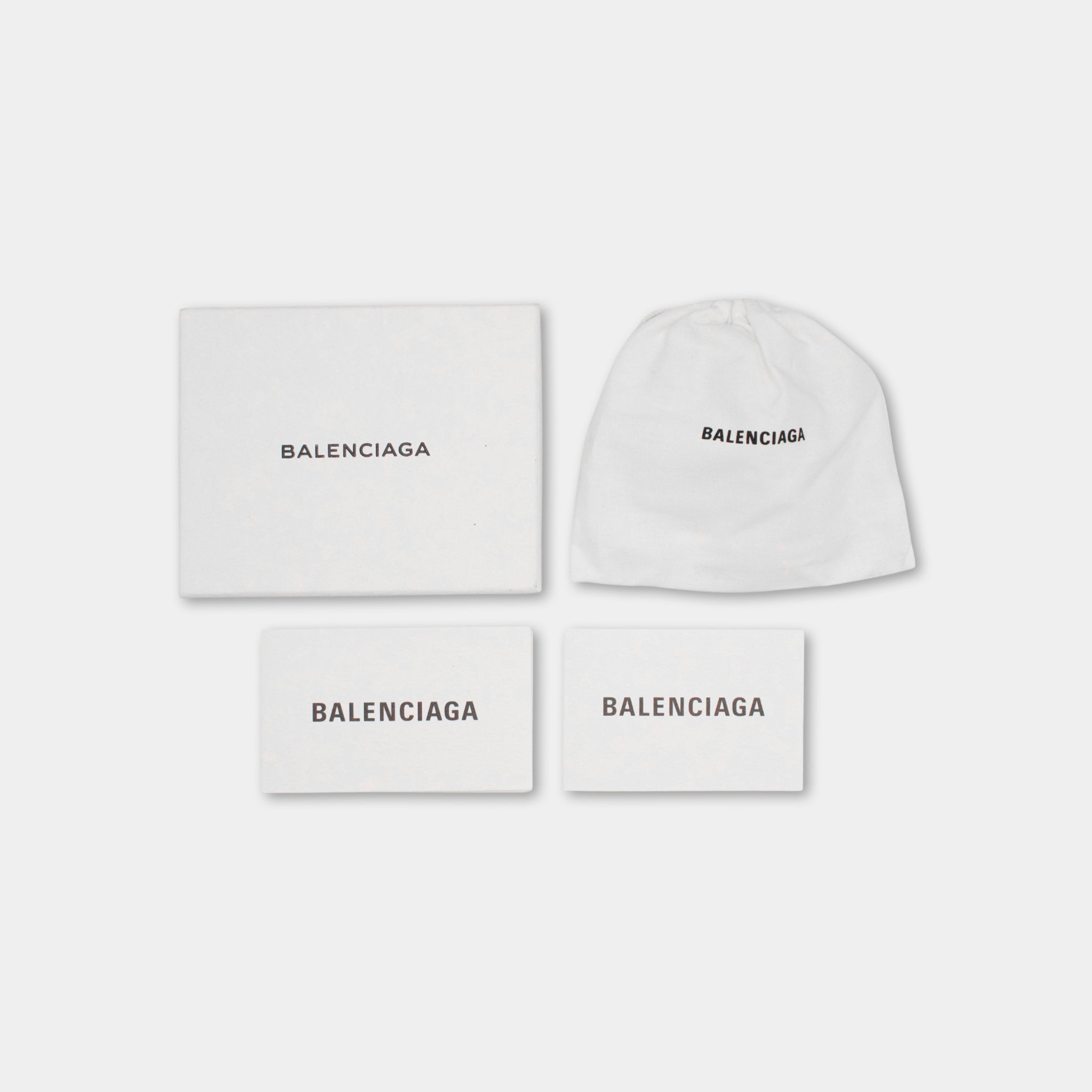 Balenciaga City Navy Studded Leather Bracelet