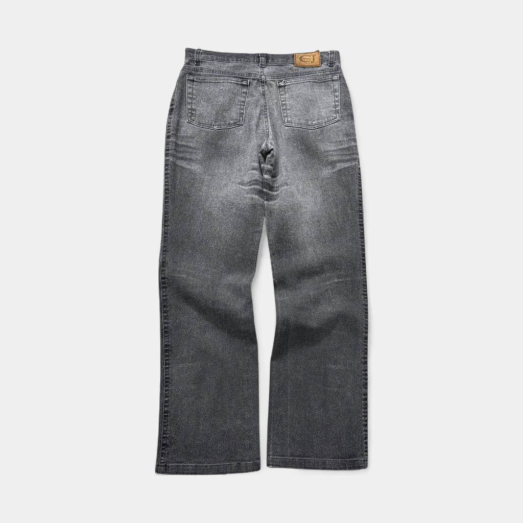 Cavalli Jeans Trompe L'oeil Denim Wide-Leg Pants