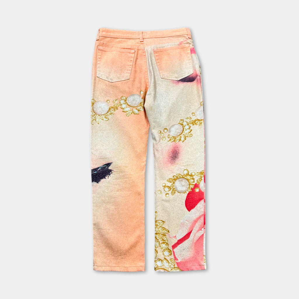 Roberto Cavalli 2003 Eye Pattern Pants