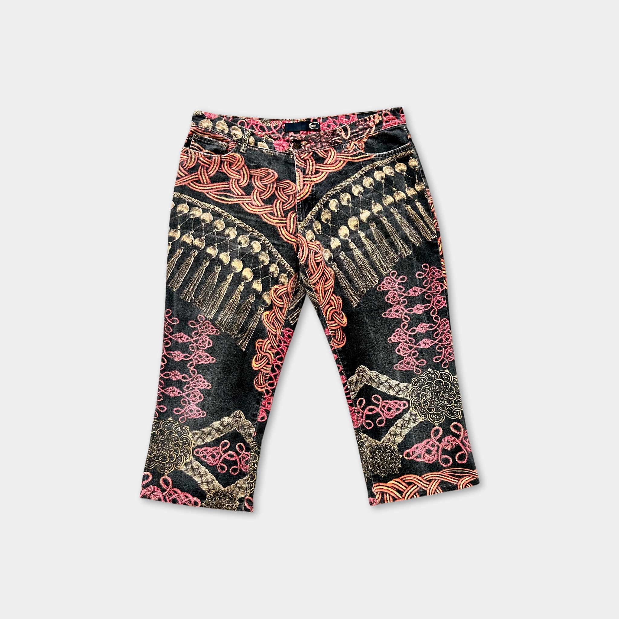 Cavalli Link and Scarf Capri Shorts