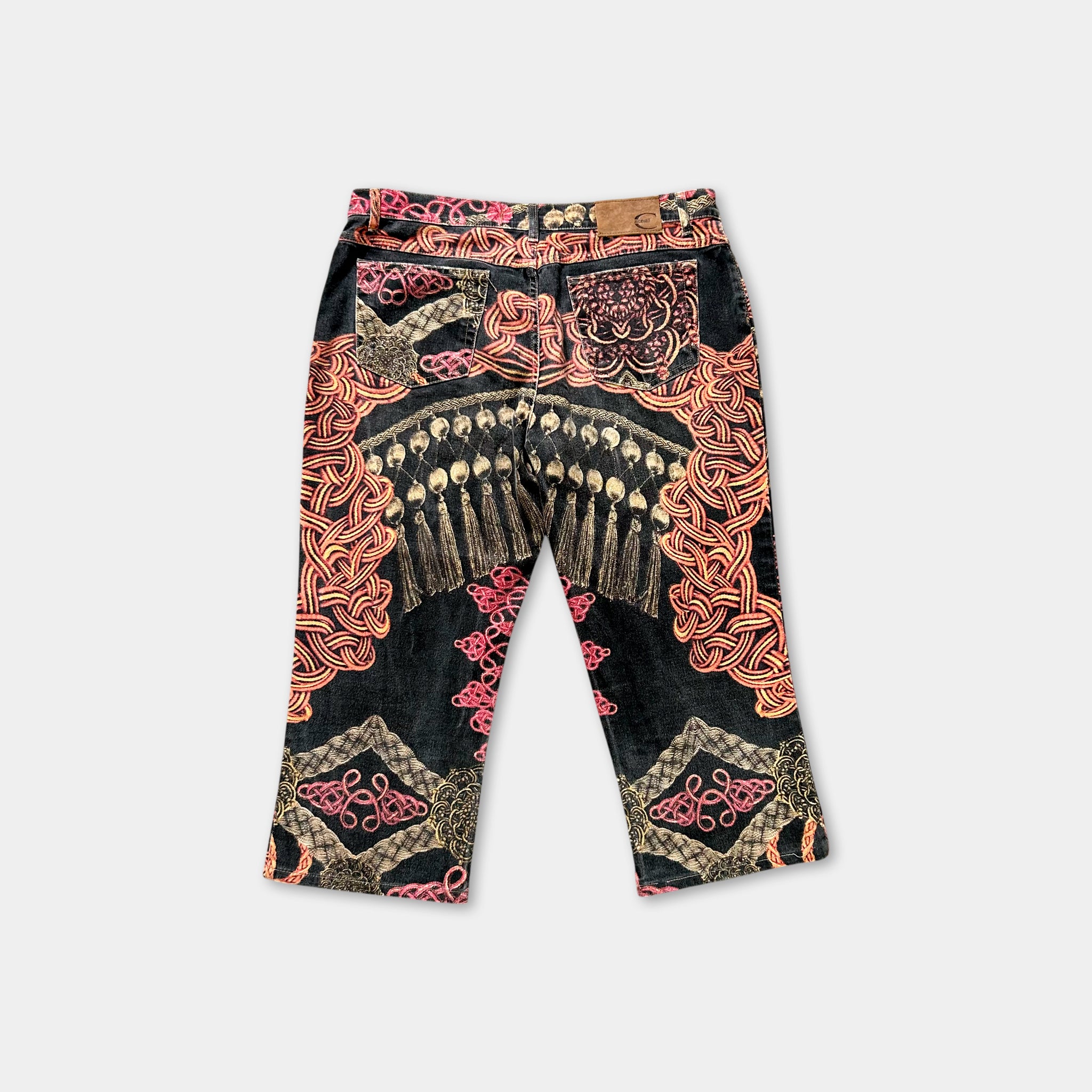 Cavalli Link and Scarf Capri Shorts