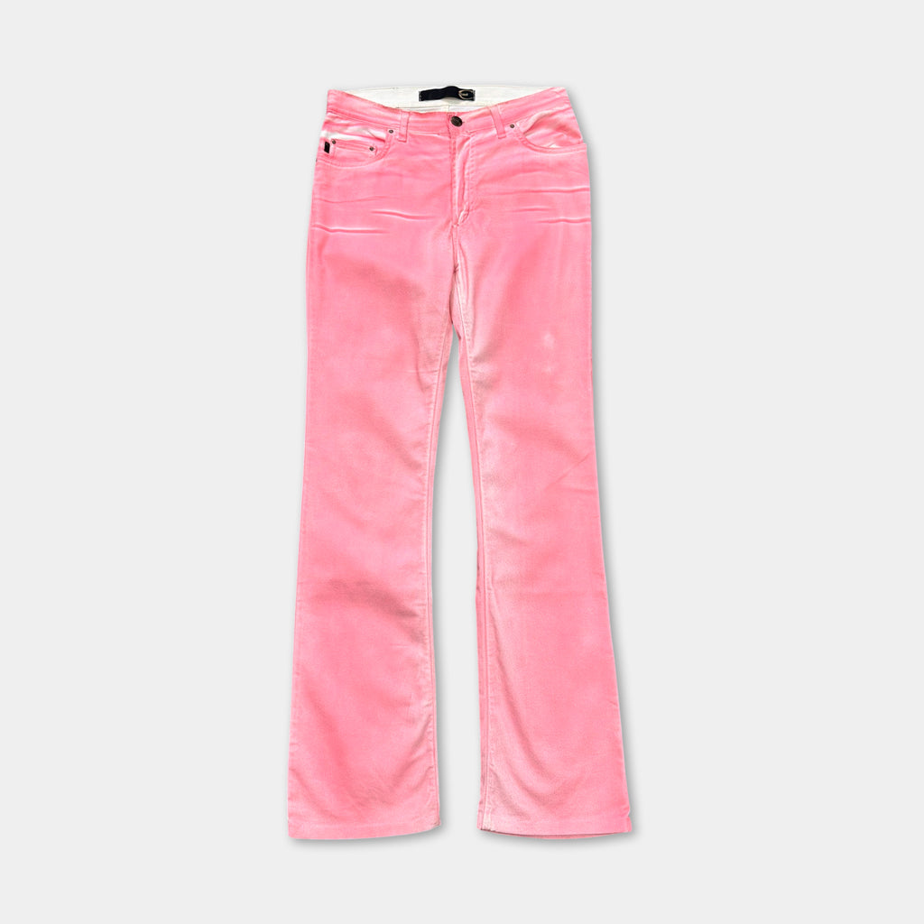 Just Cavalli Bubblegum Pink Bootcut Flare Pants