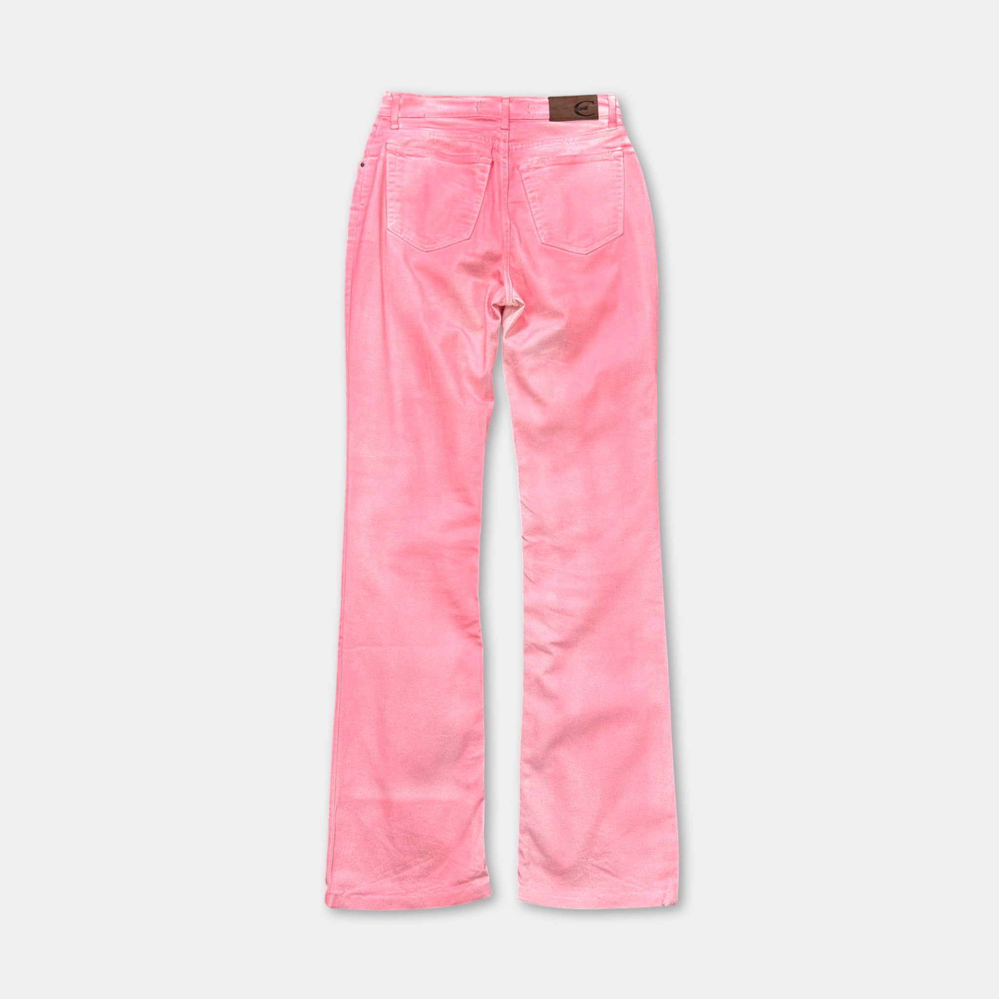 Just Cavalli Bubblegum Pink Bootcut Flare Pants