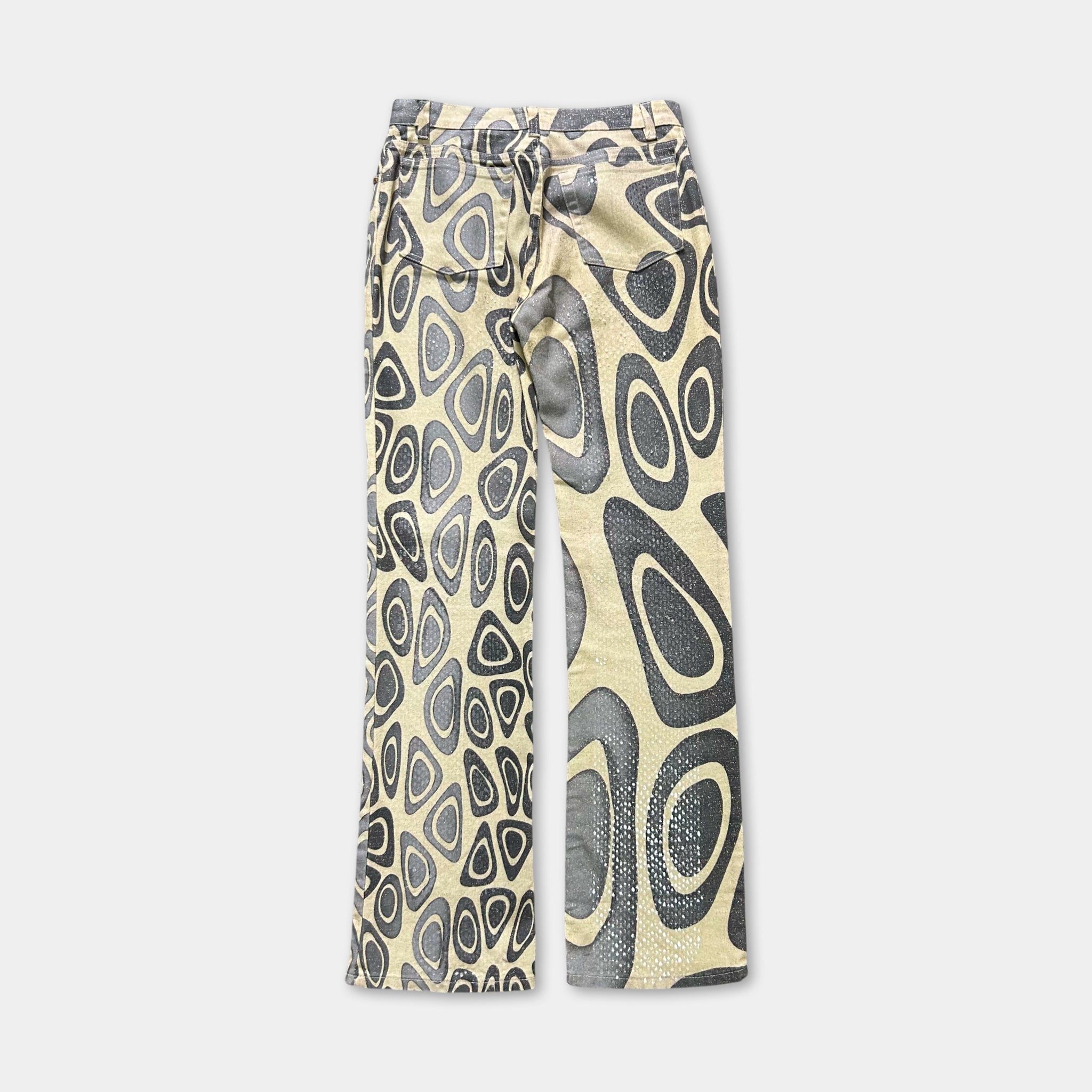 Roberto Cavalli Shiny Graphic Pants