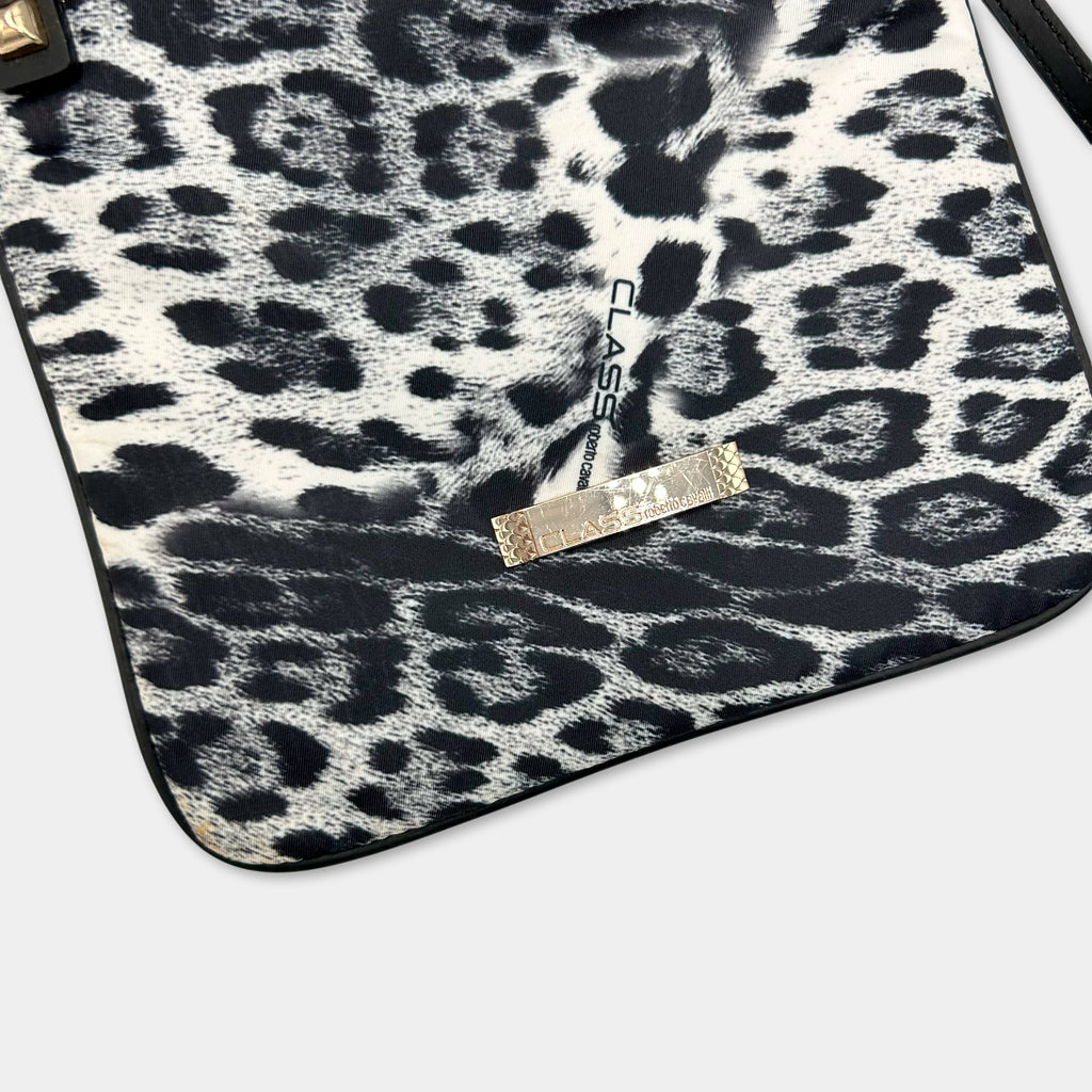 Cavalli Class Leopard Shoulder Bag