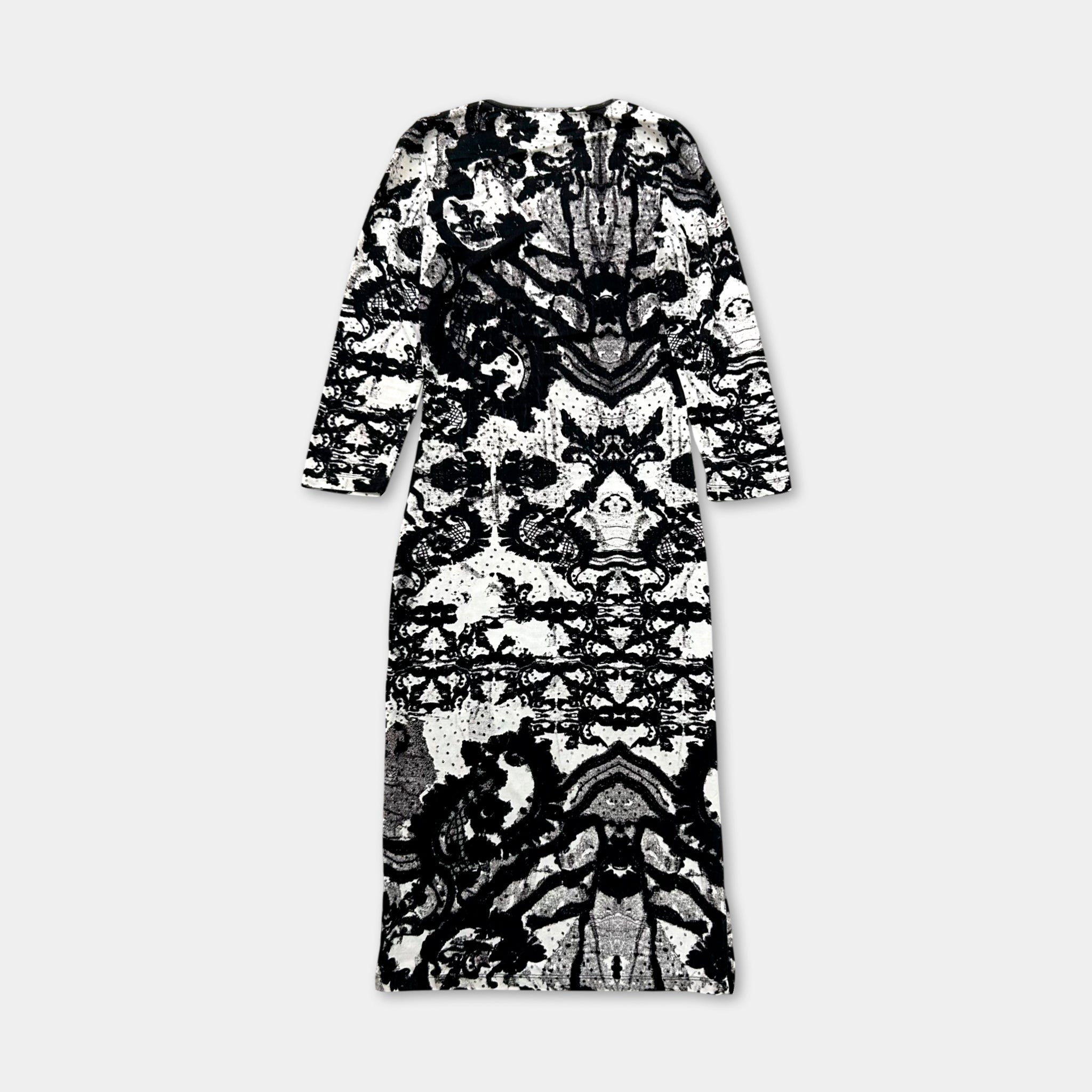 Just Cavalli Brushstroke Print Dress