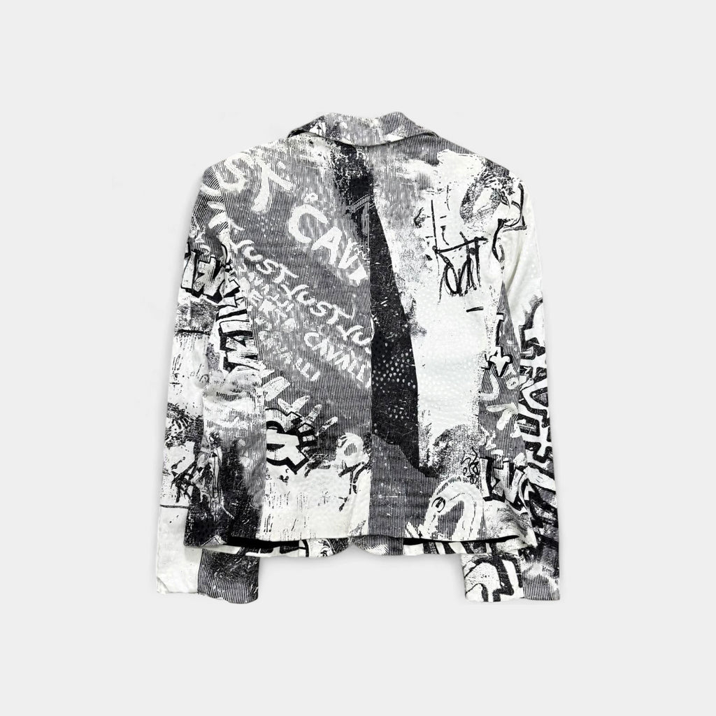 Just Cavalli Graffiti Print Blazer