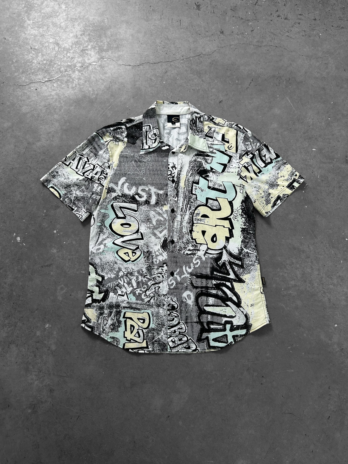 Just Cavalli 2000's Graffiti Shirt (L)