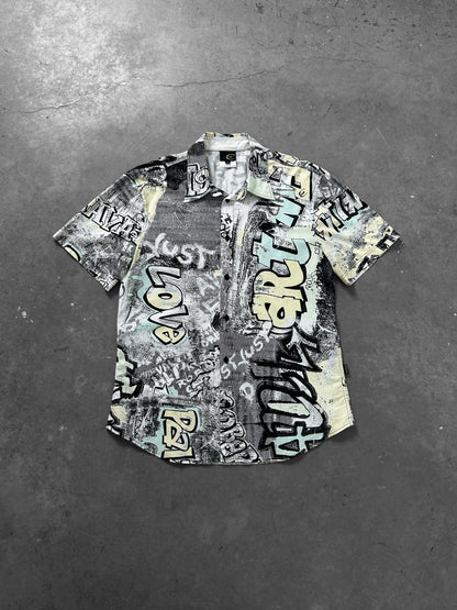 Just Cavalli 2000's Graffiti Shirt (L)