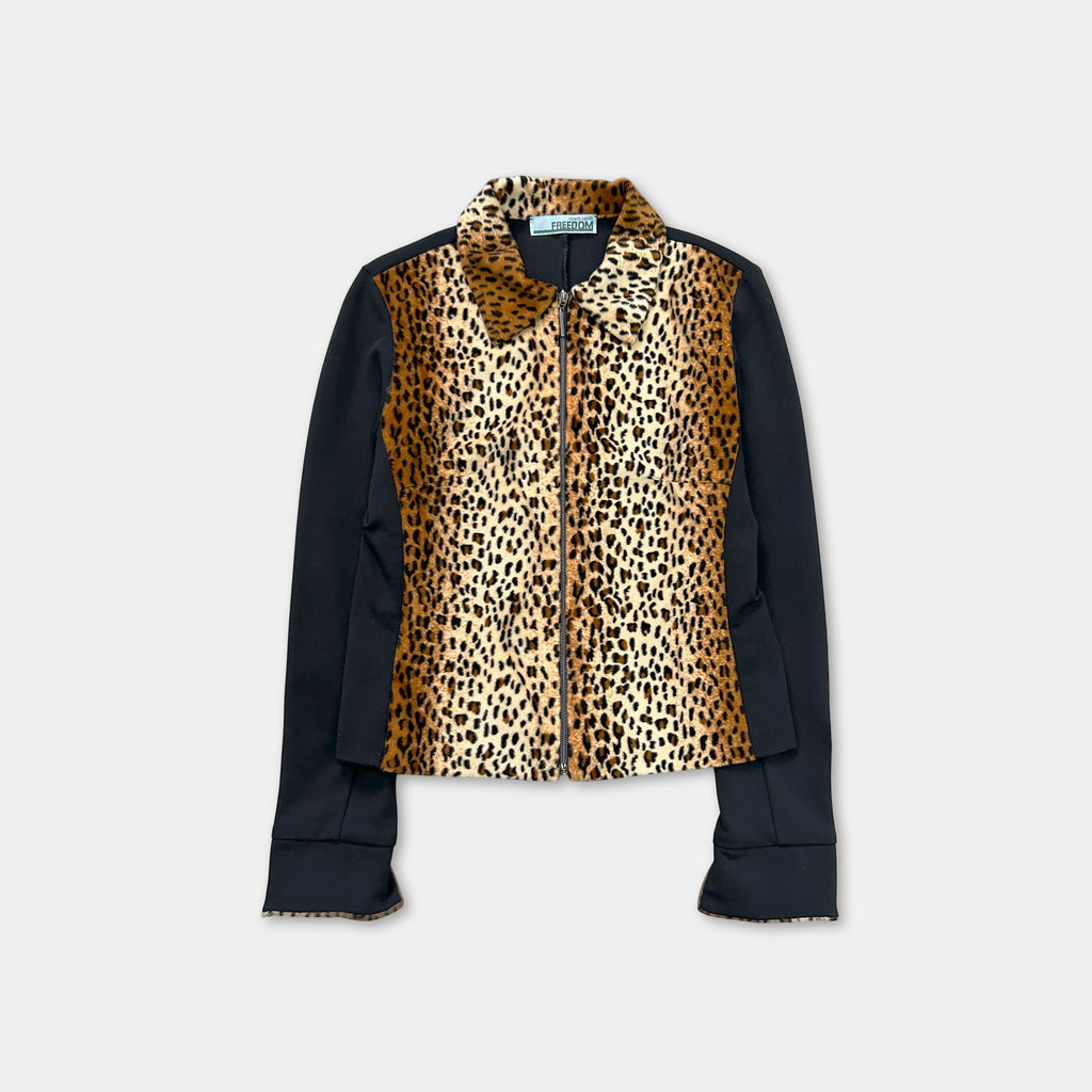 Roberto Cavalli Freedom Leopard Print Jacket