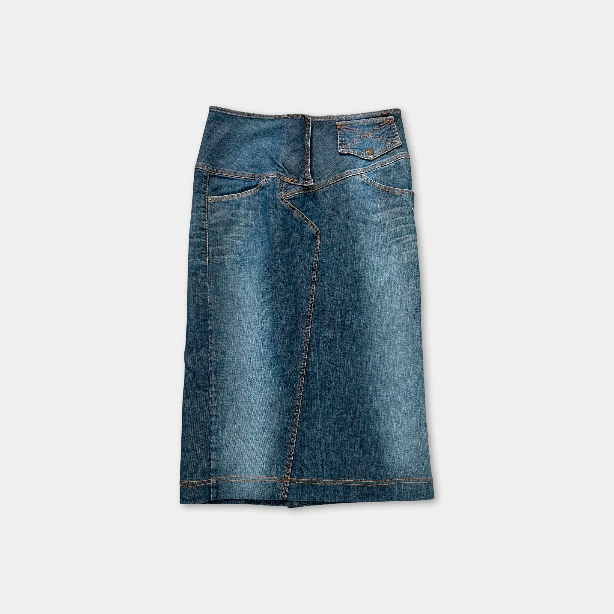 Just Cavalli Vintage Asymmetric Pocket Skirt