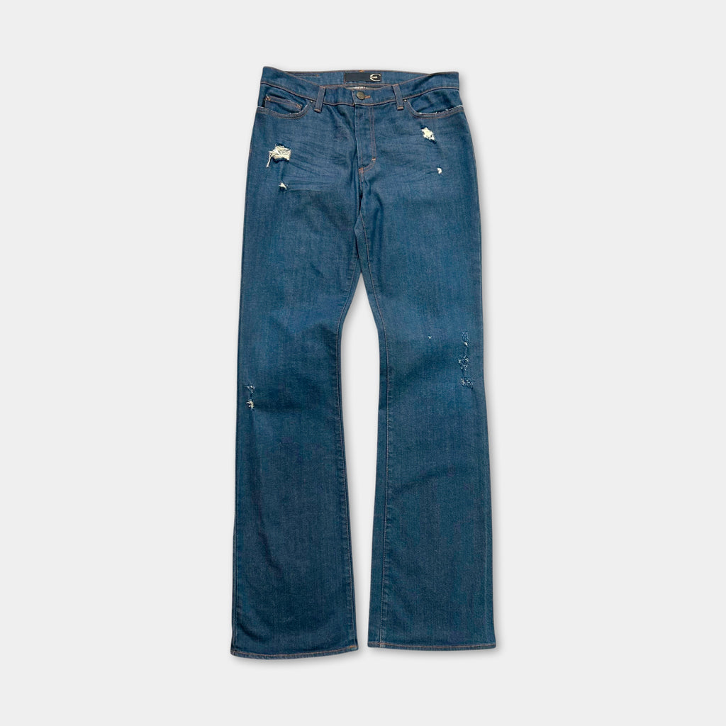 Just Cavalli Denim Flared Distressed Jeans