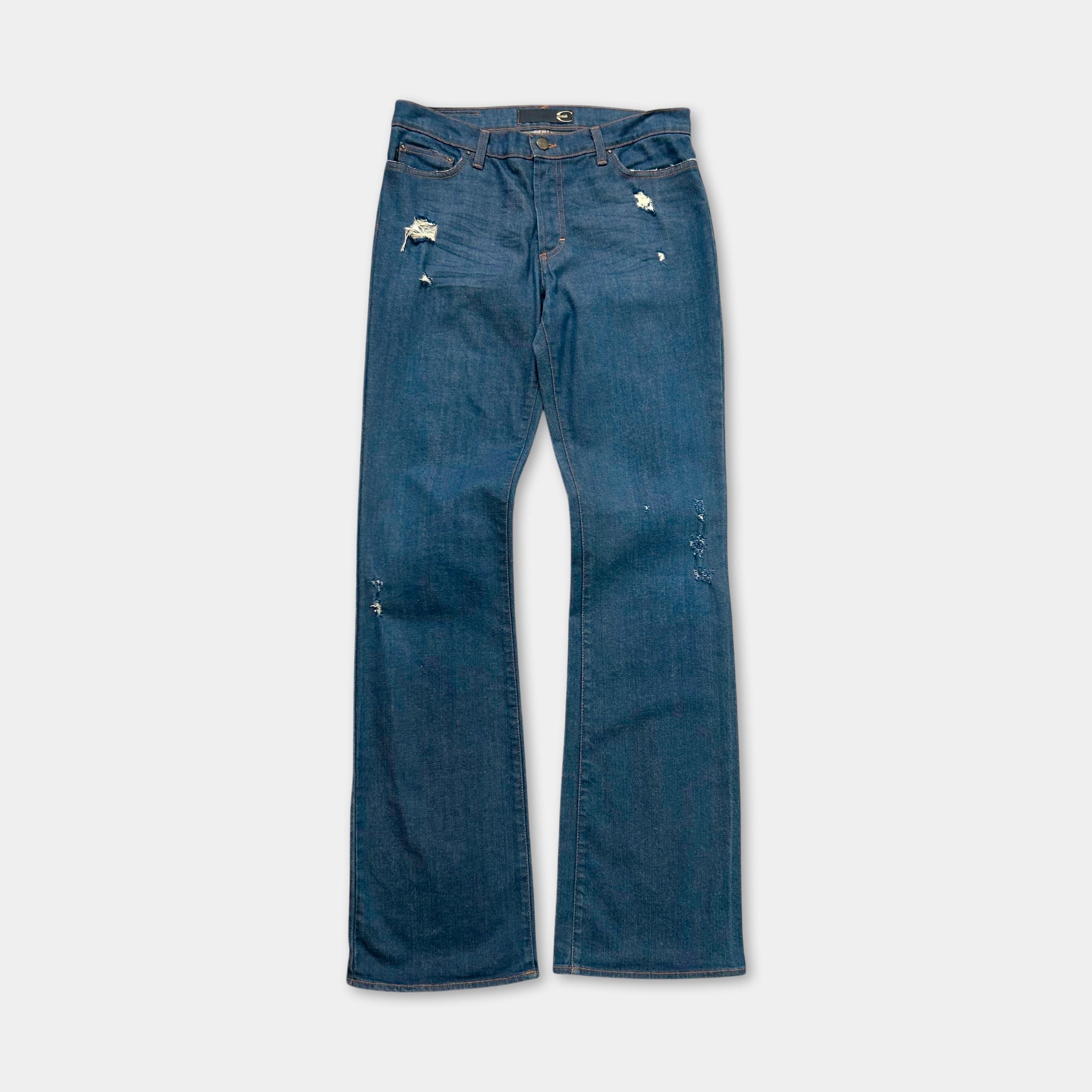 Just Cavalli Denim Flared Distressed Jeans