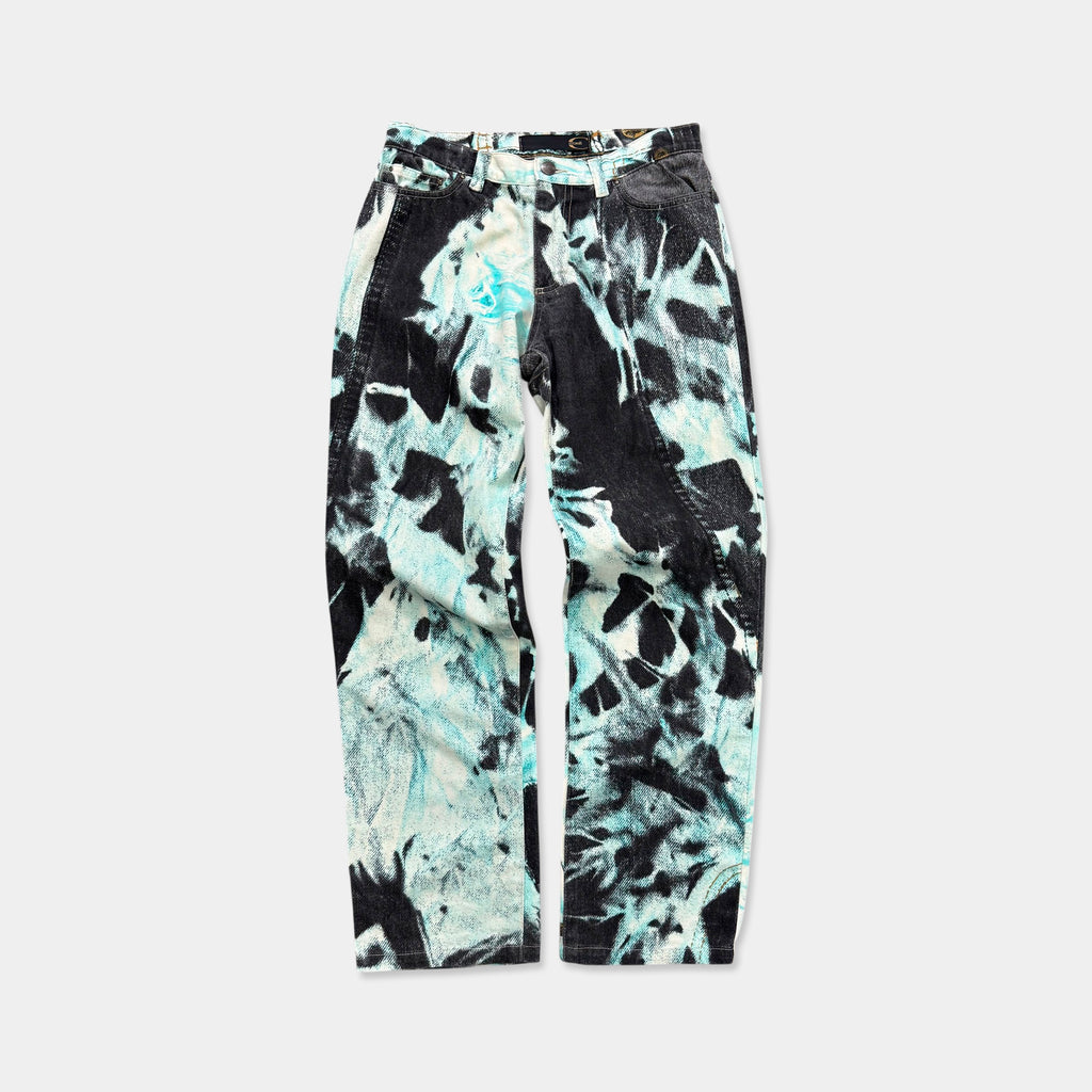 Just Cavalli Tie-Dye Acid-Wash Jeans