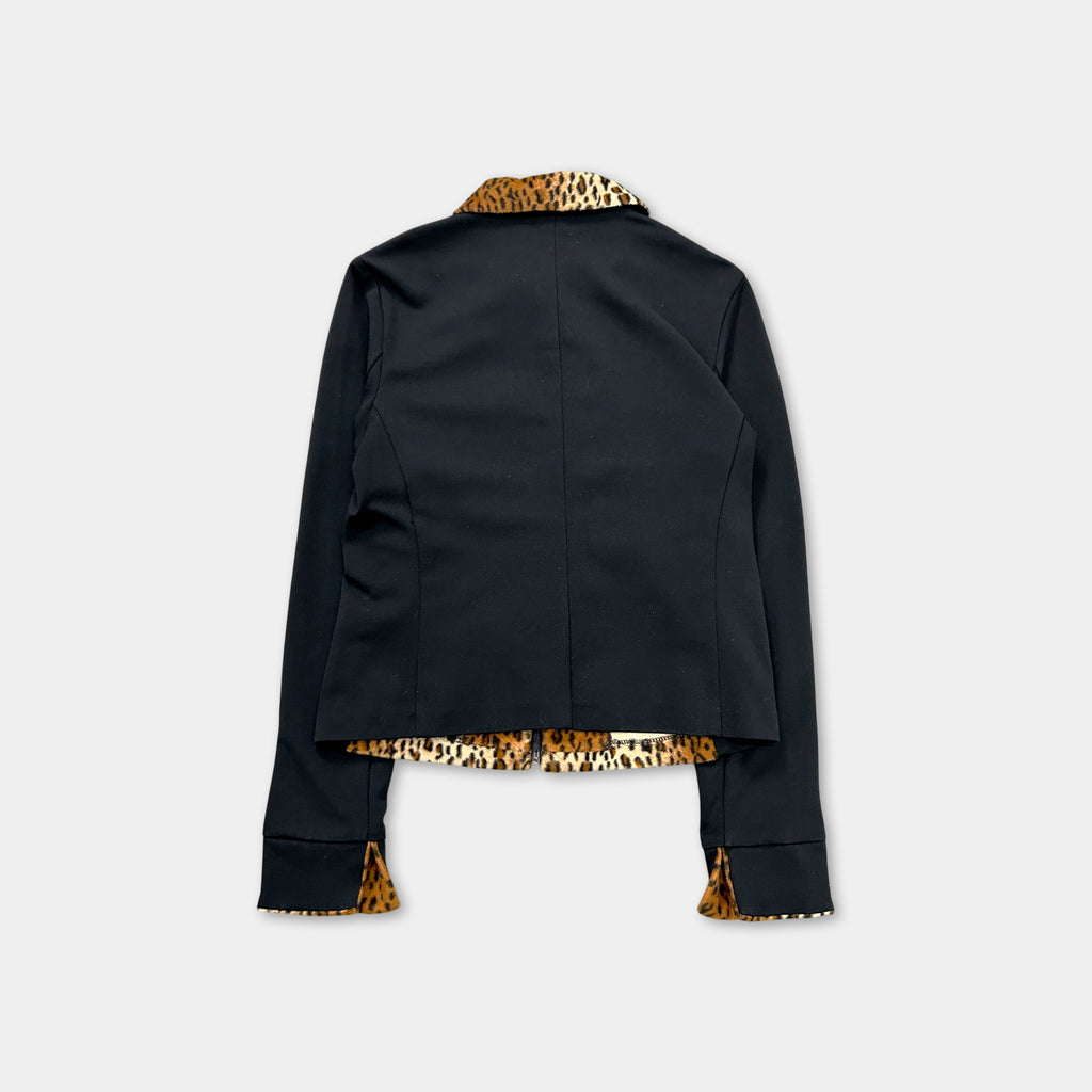 Roberto Cavalli Freedom Leopard Print Jacket