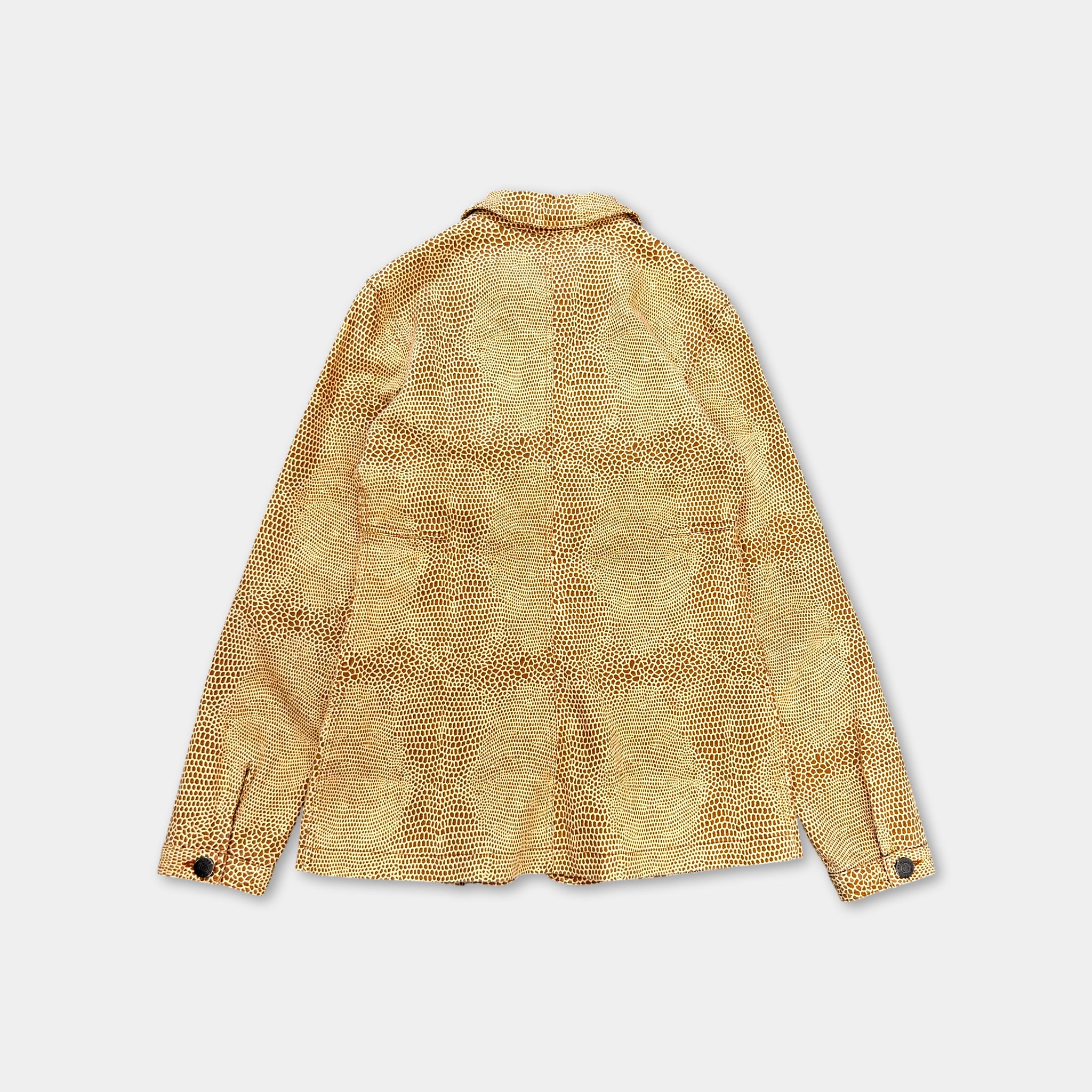 Cavalli Giraffe Print Yellow Blazer