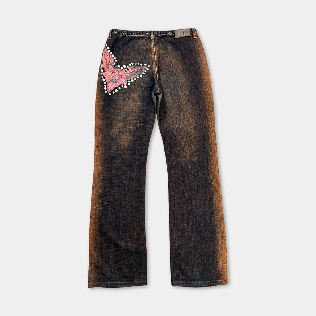 Just Cavalli Gradient Butterfly Denim