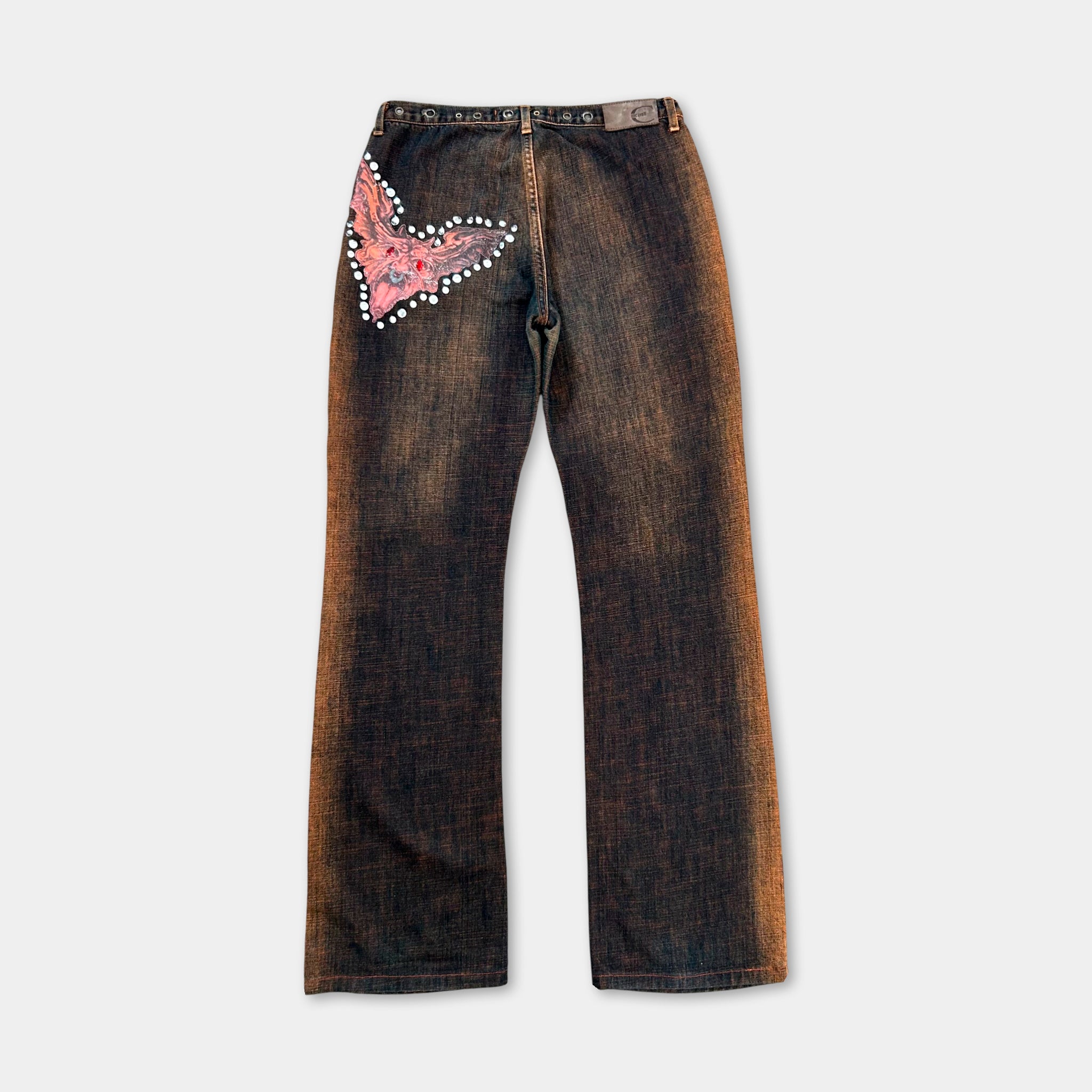 Just Cavalli Gradient Butterfly Denim
