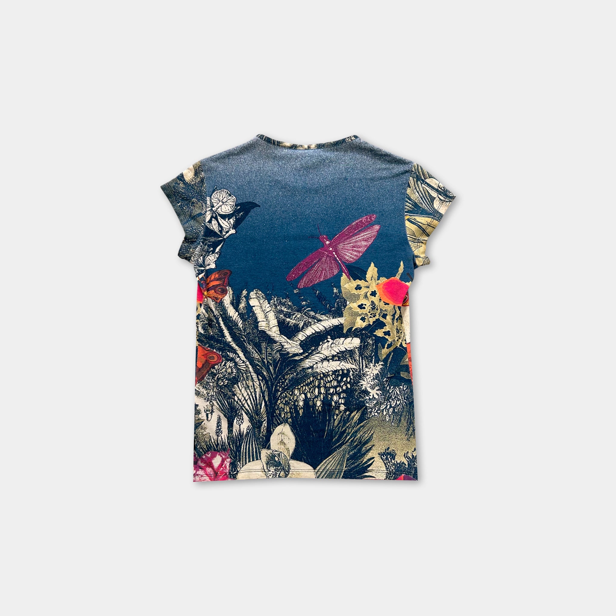 Just Cavalli 2000's Graphic Floral Baby-Tee