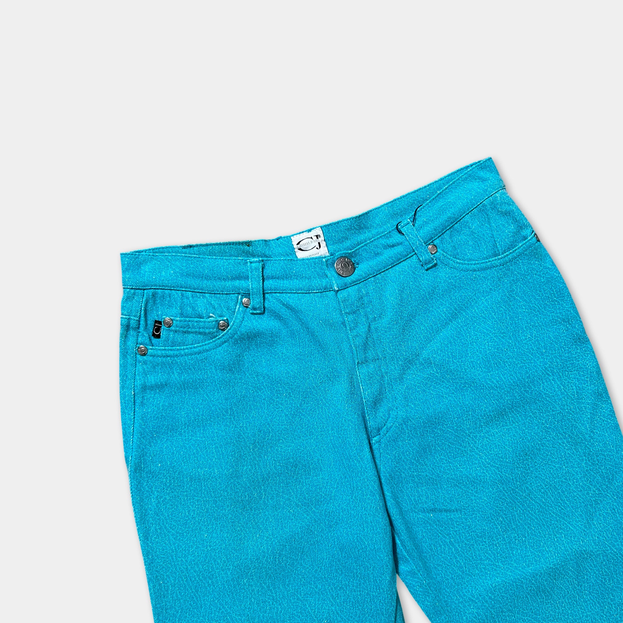 Just Cavalli Shiny Blue Jeans