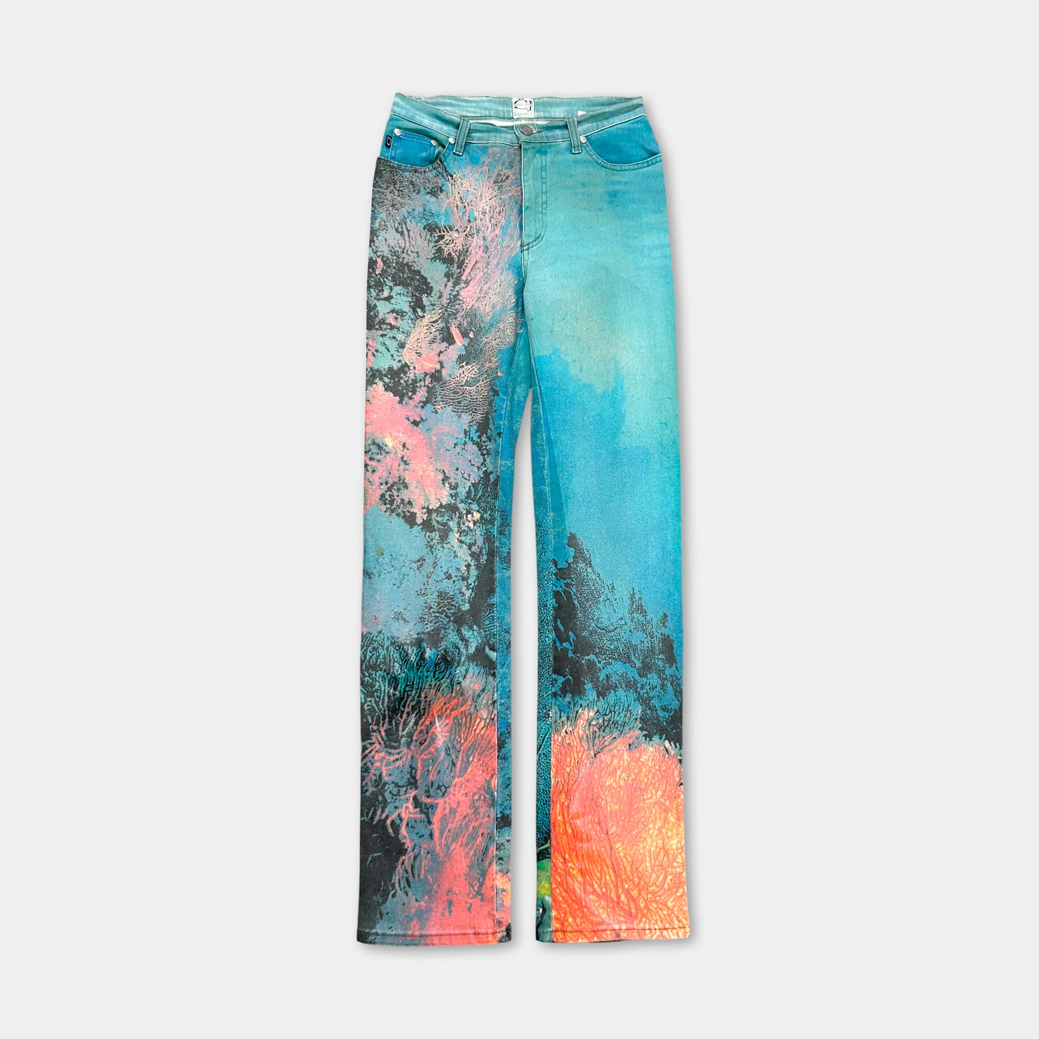 Cavalli 1998 Coral Reef Turquoise Jeans