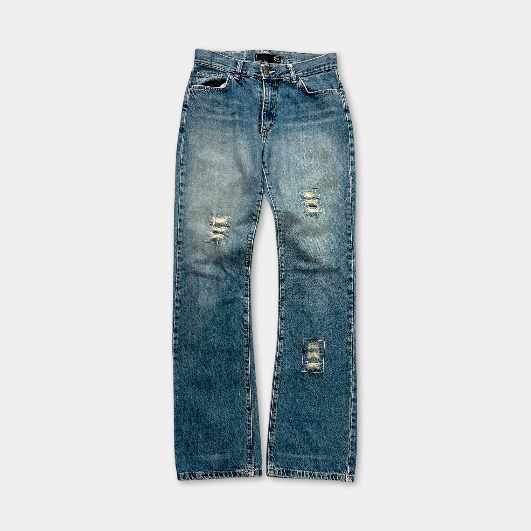 Just Cavalli Vintage Distressed Denim Pants