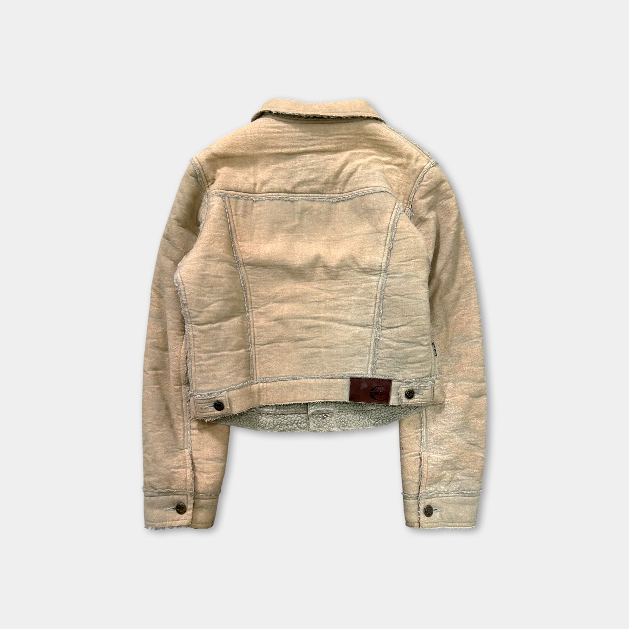 Just Cavalli Sherling Raw Edge Jacket