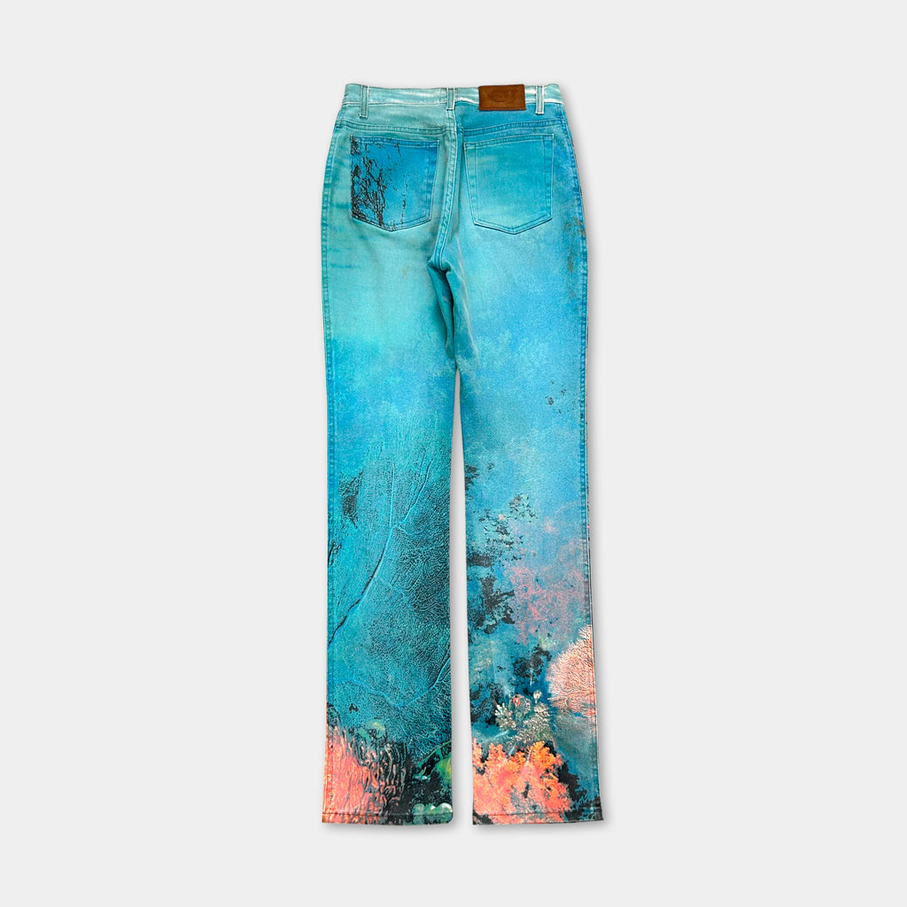 Cavalli 1998 Coral Reef Turquoise Jeans