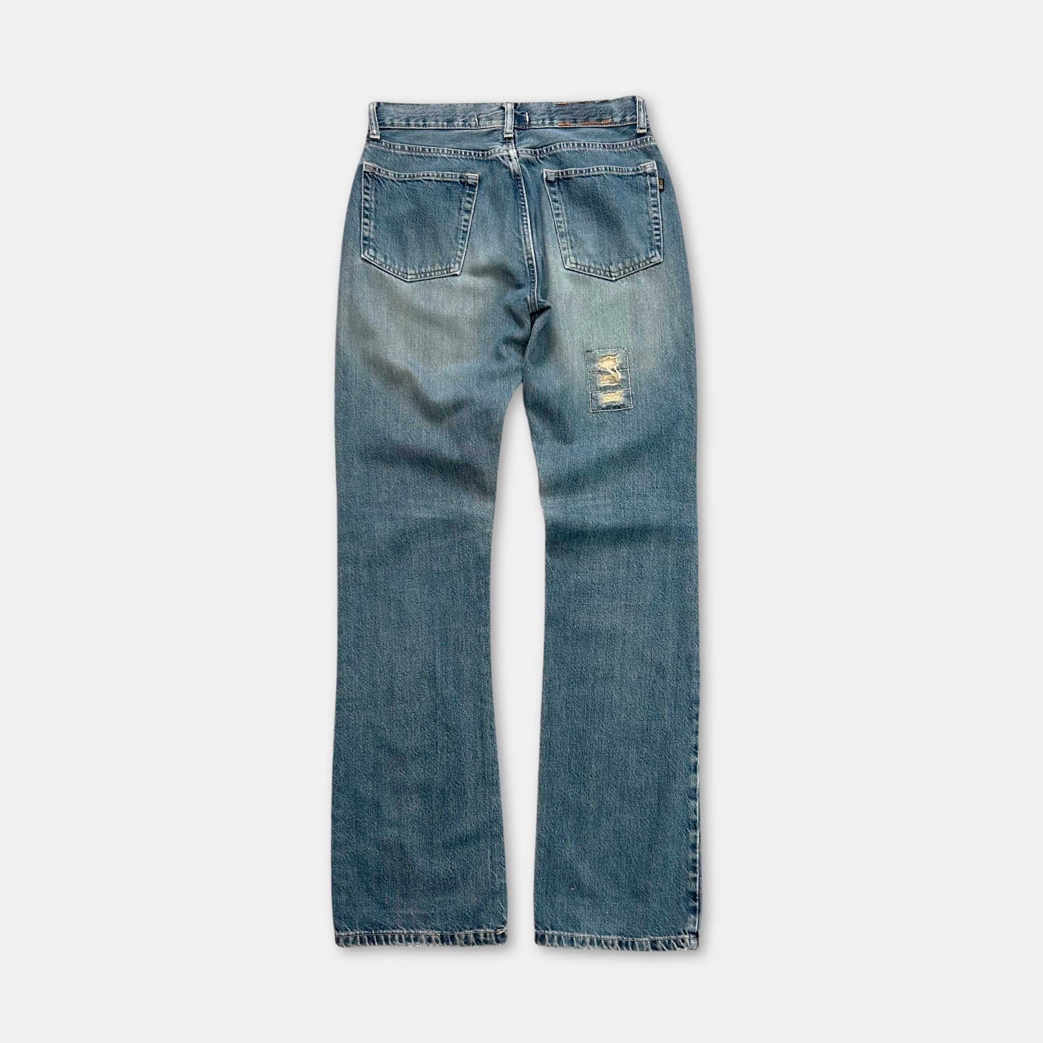 Just Cavalli Vintage Distressed Denim Pants