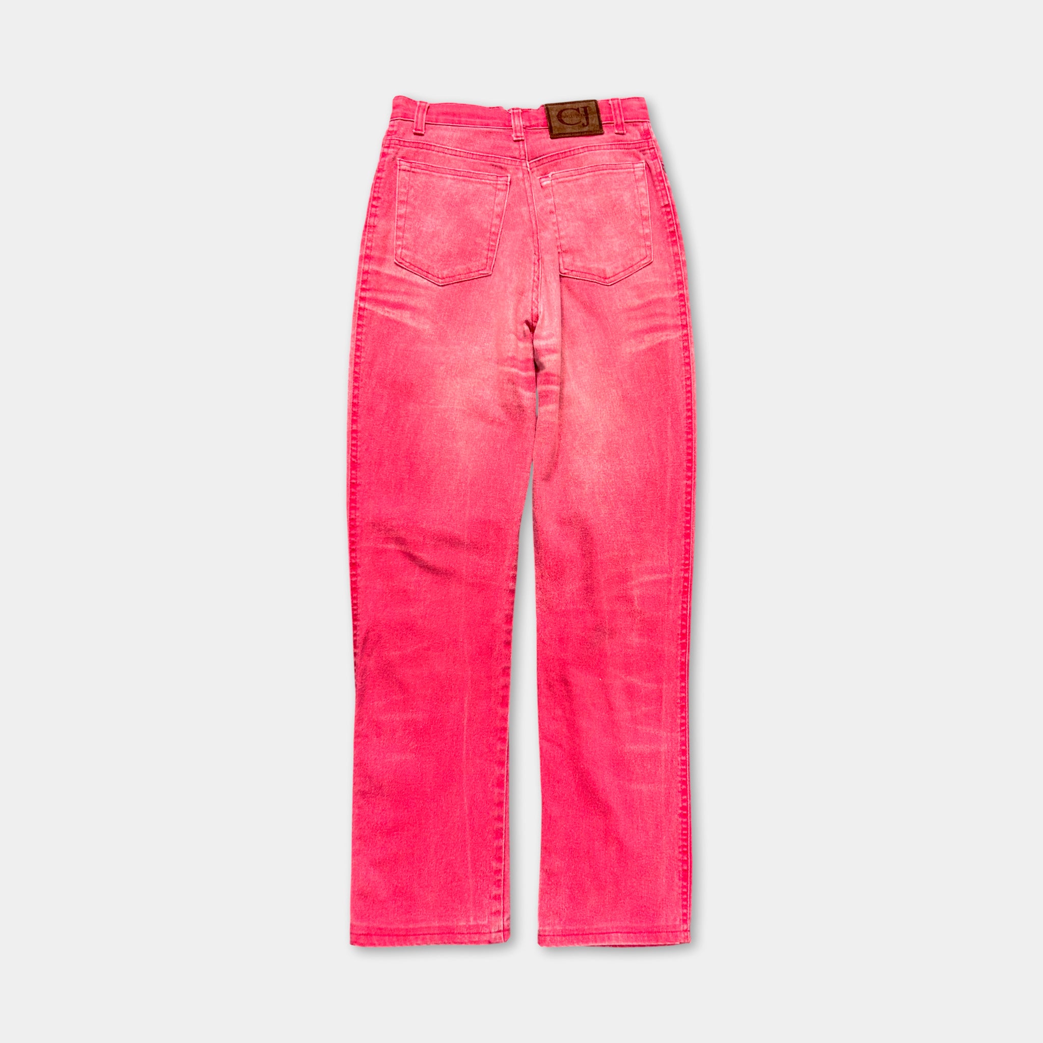 Cavalli Jeans Red Printed Denim Jeans