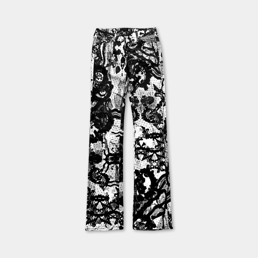 Just Cavalli 2000's Graffiti Print Jeans