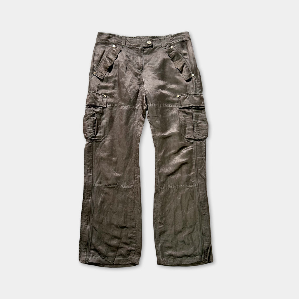 Cavalli Silk Cargo Pants Cavalli