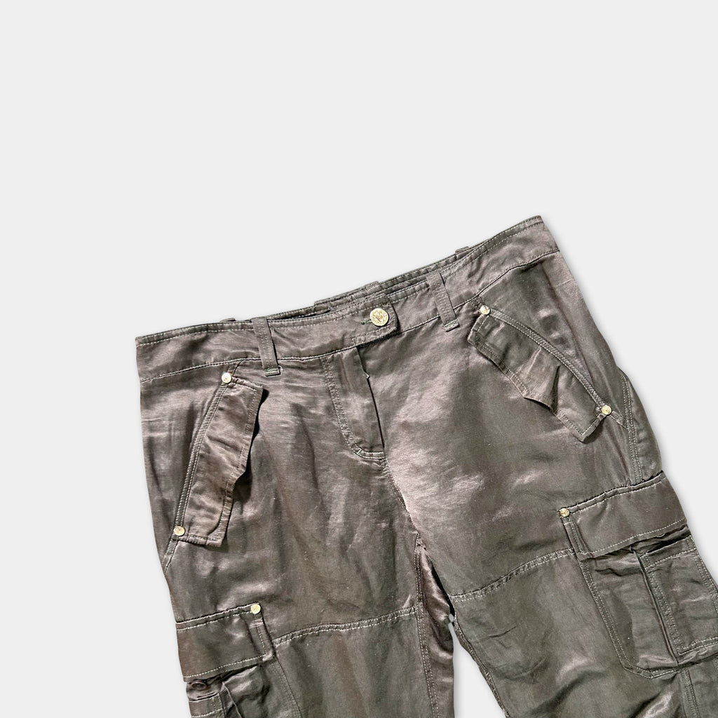 Cavalli Silk Cargo Pants Cavalli