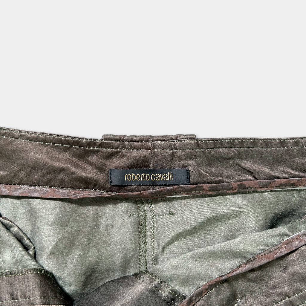 Cavalli Silk Cargo Pants Cavalli