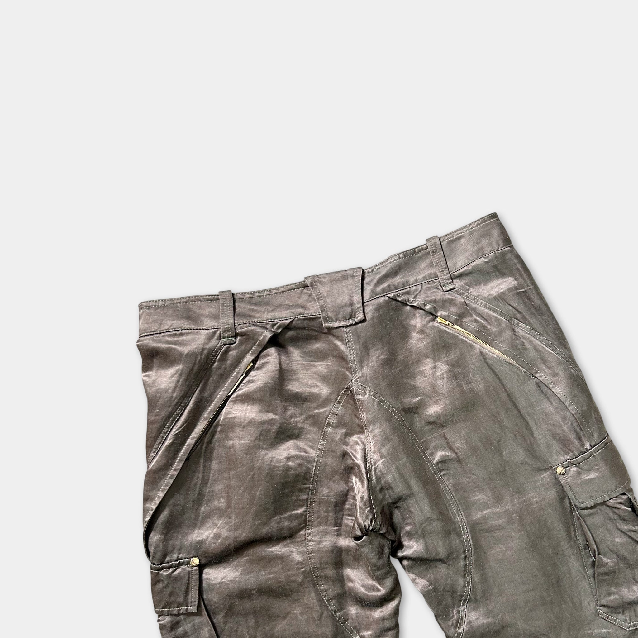 Cavalli Silk Cargo Pants Cavalli