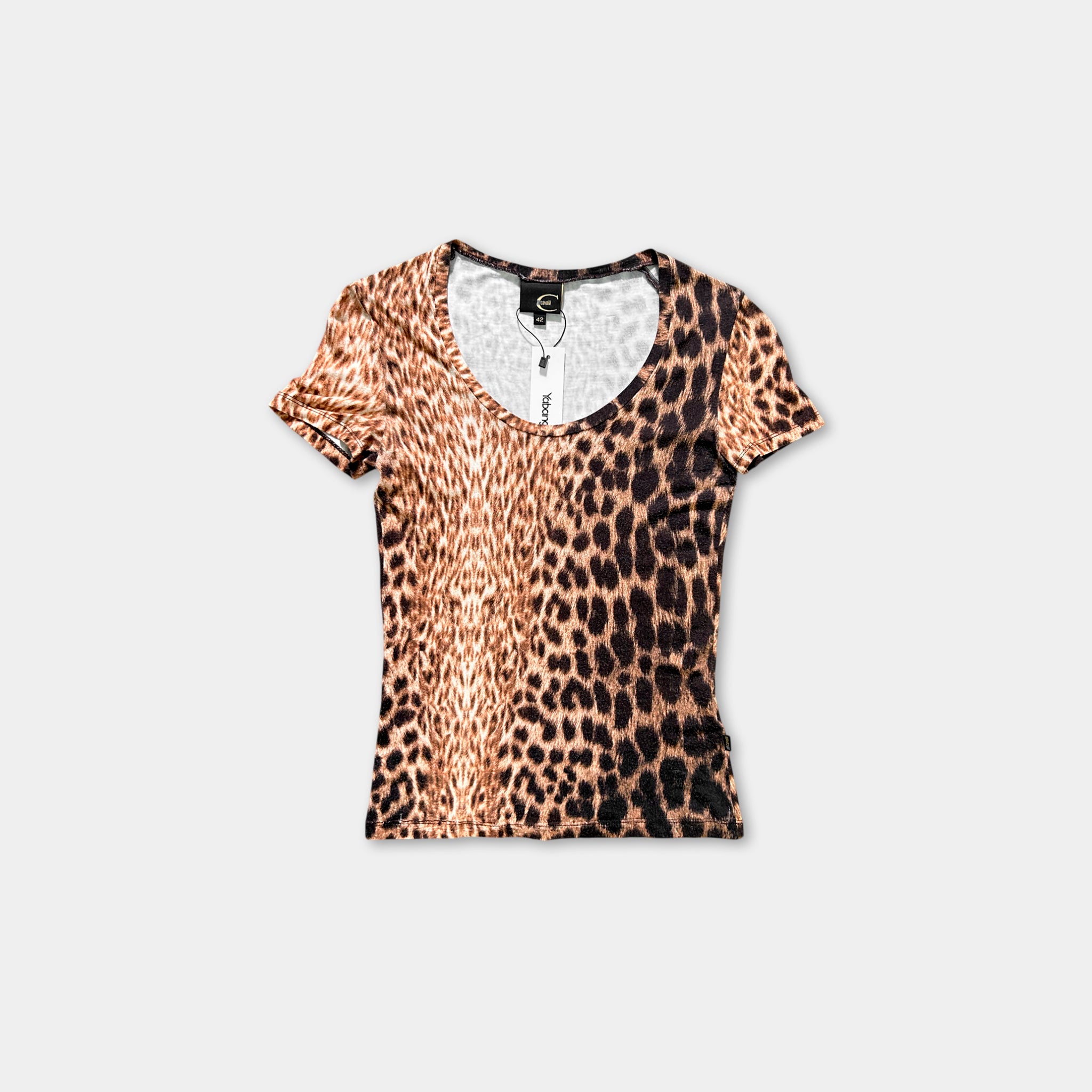 Cavalli Animal Print Tee