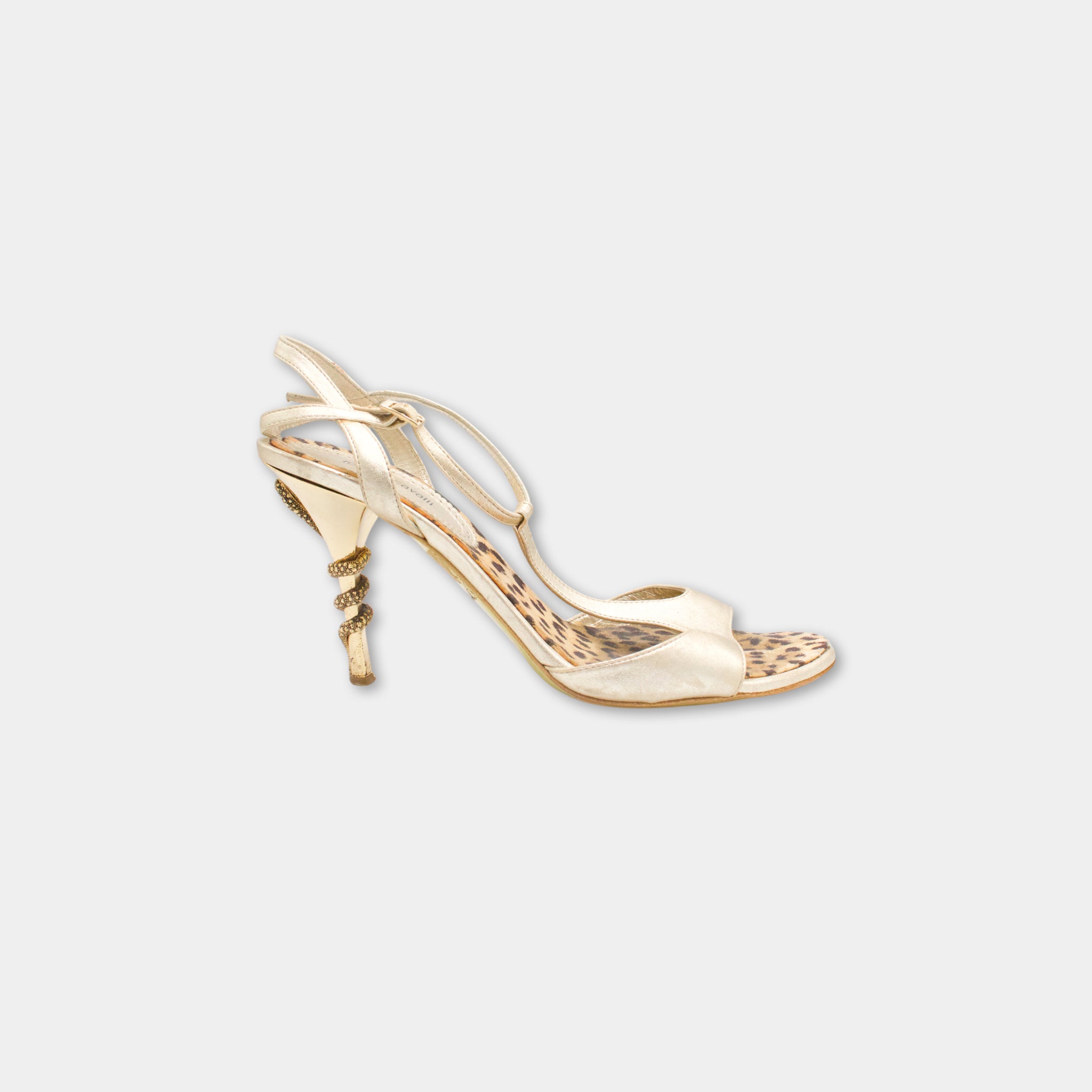 Cavalli Snake Golden Heels