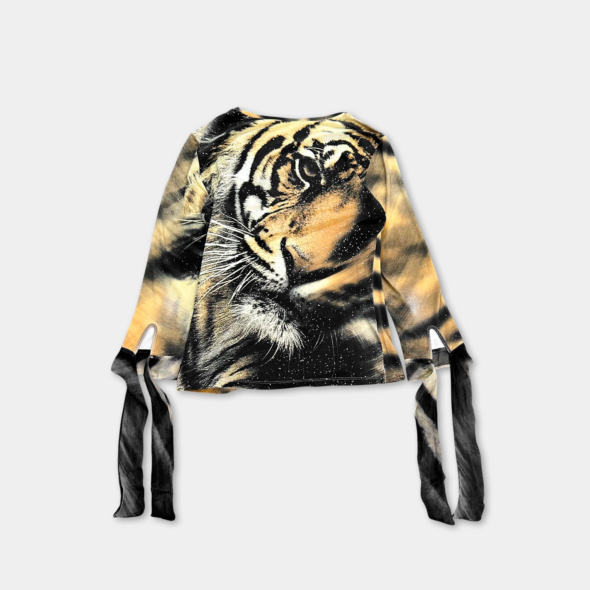 Roberto Cavalli 2000s  Tiger Print Longsleeve