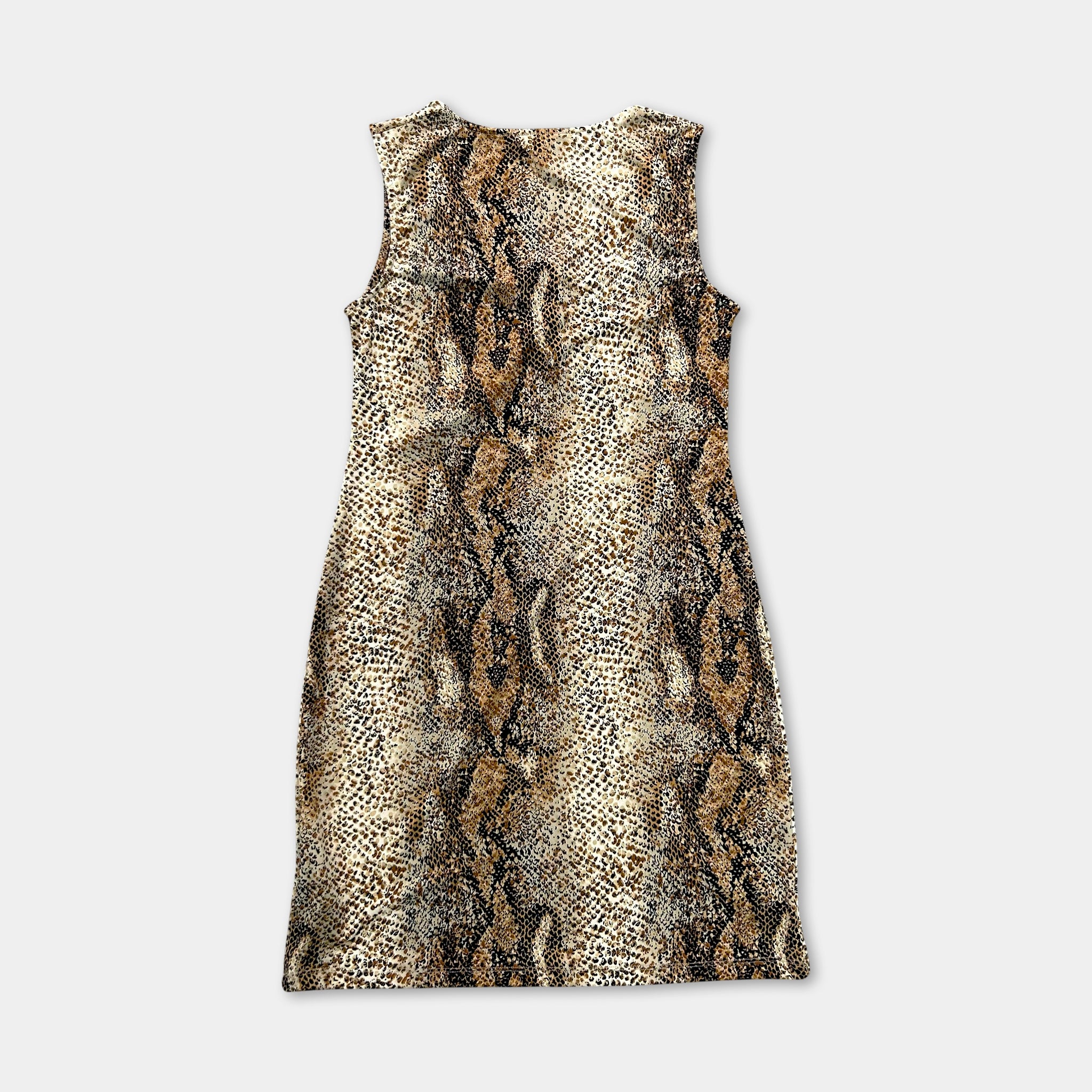 Roberto Cavalli 2005 Snakeskin Cocktail Dress