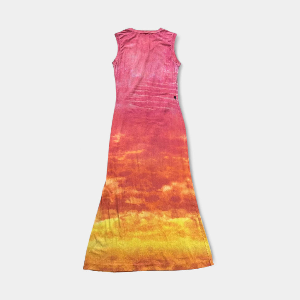 Cavalli Jeans 2000s Sunset Sleeveless Maxi Dress