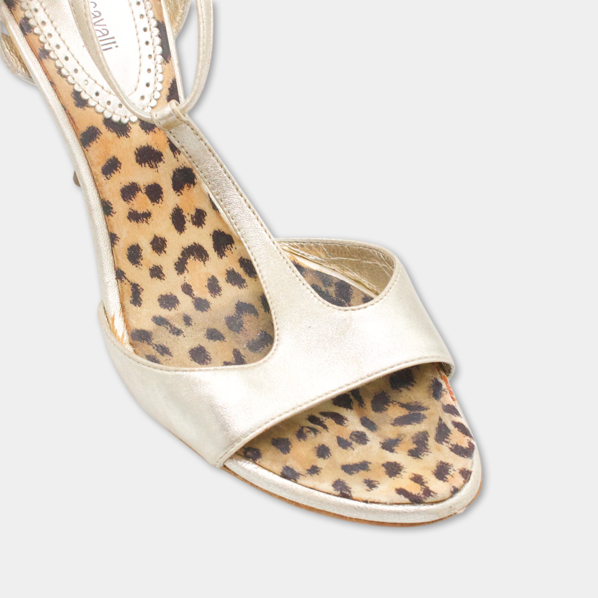 Cavalli Snake Golden Heels