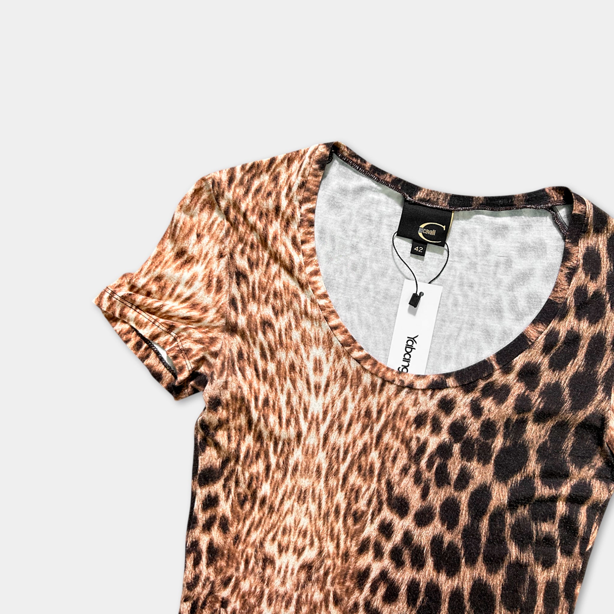 Cavalli Animal Print Tee