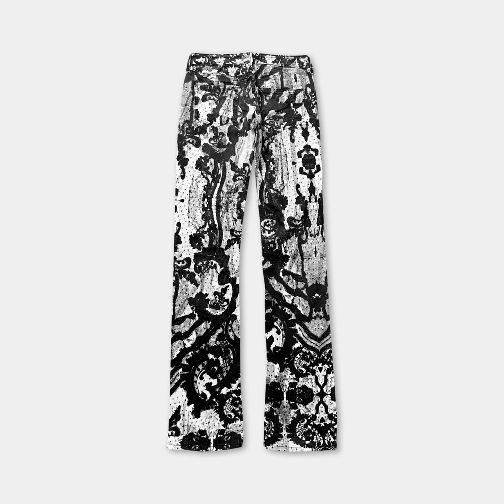 Just Cavalli 2000's Graffiti Print Jeans