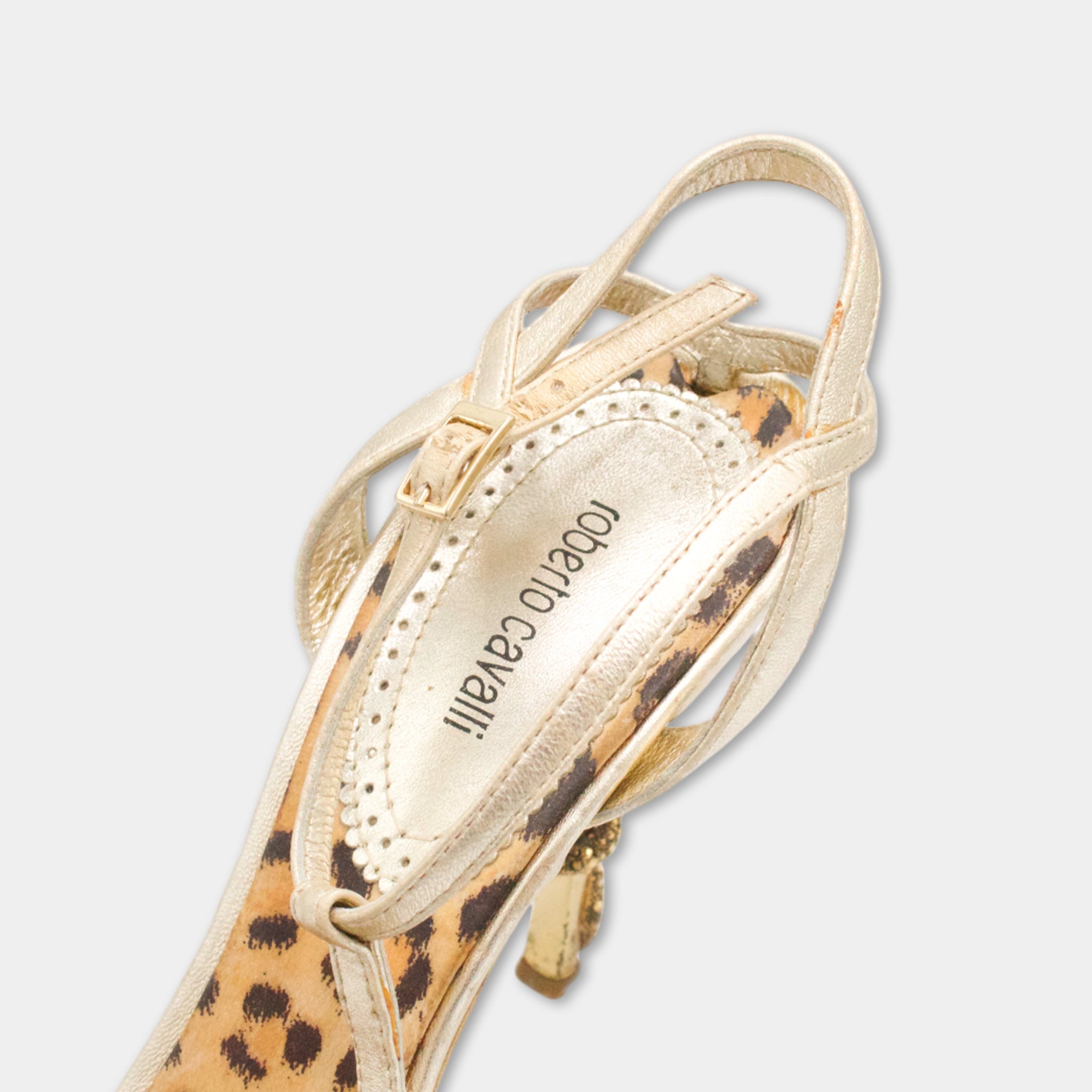 Cavalli Snake Golden Heels