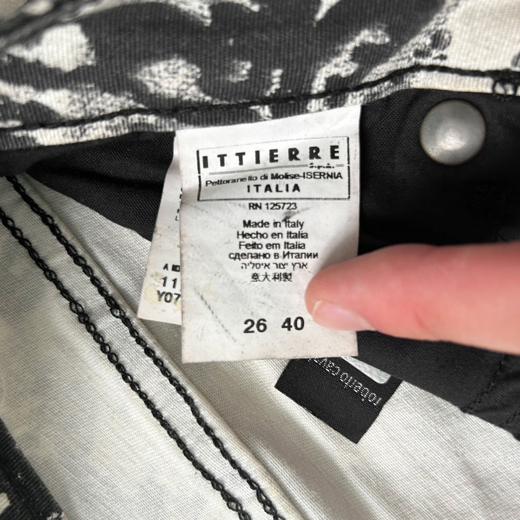 Just Cavalli 2000's Graffiti Print Jeans