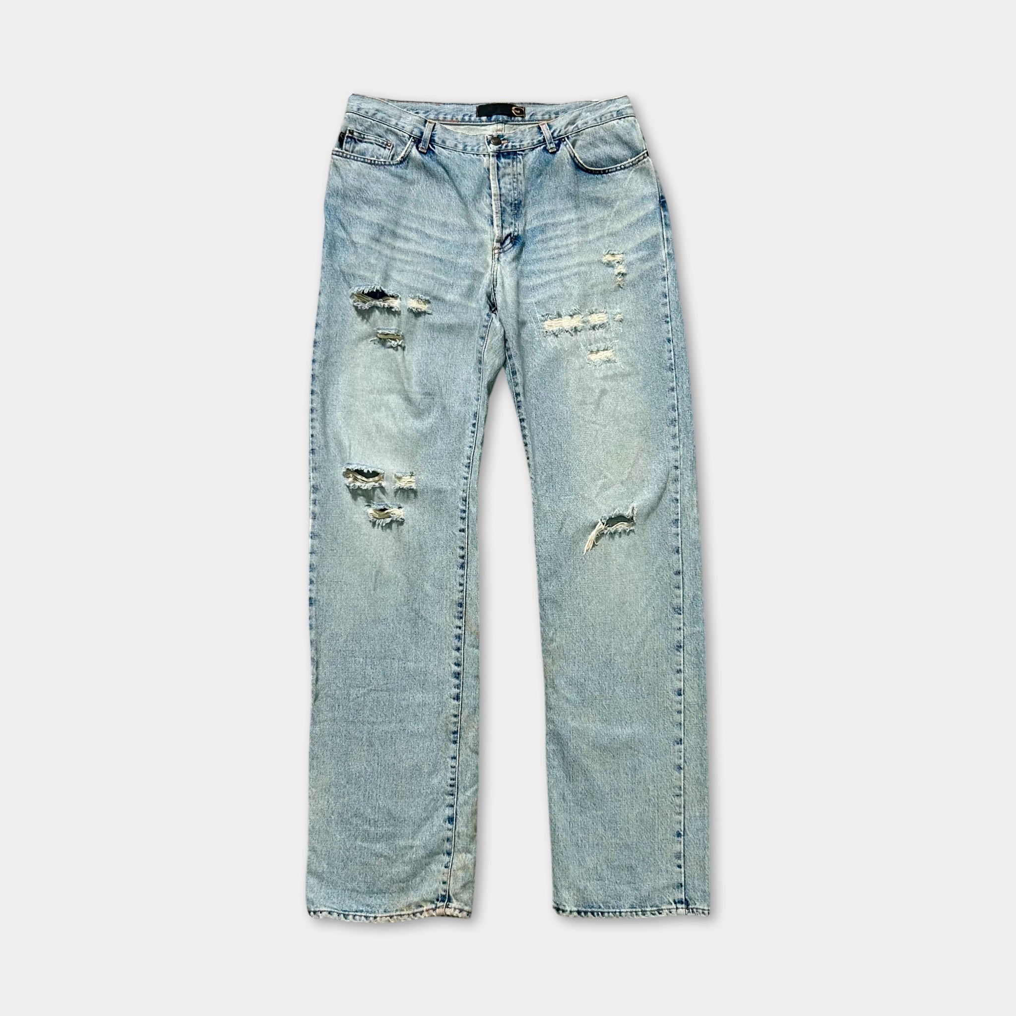 Cavalli Distressed Baggy Jeans