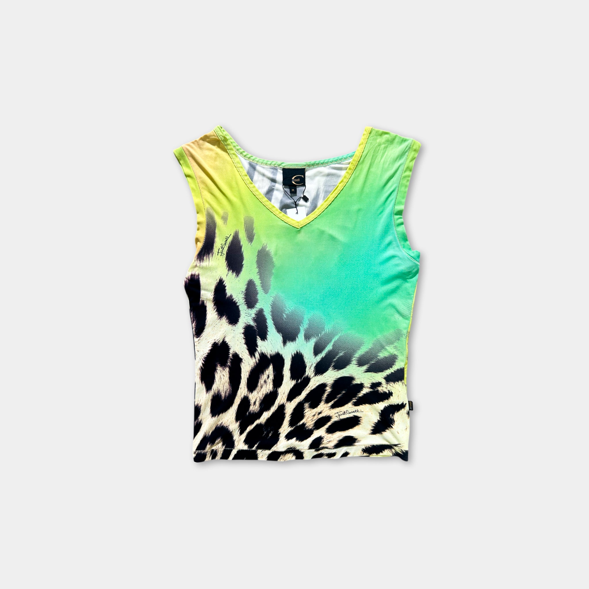 Cavalli Animal Gradient Tanktop
